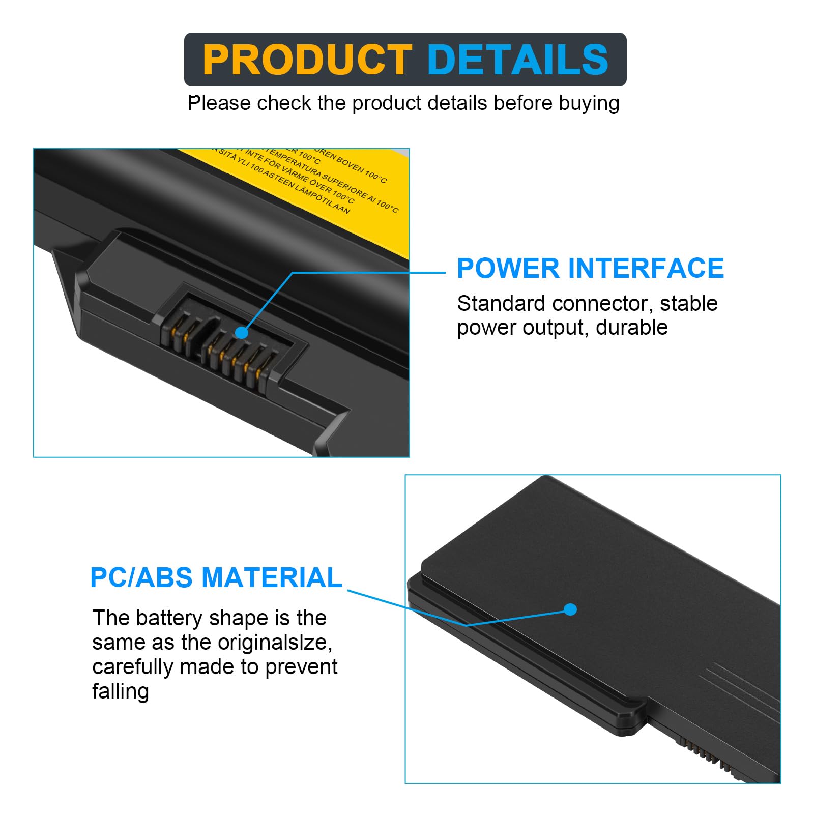 Futurebatt Laptop Battery For Lenovo G460 G465 G470 G475 G560 G565 G570 B470 B570 Ideapad V360 V370 V470 V570 Z370 Z460 Z465 Z47