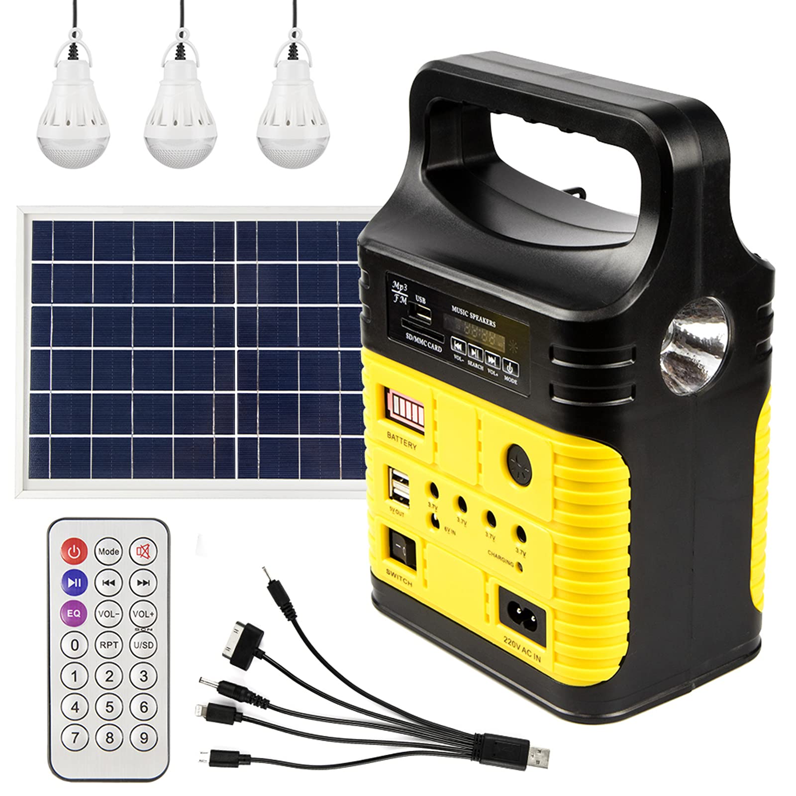 Solar Generator   Portable Power Station For Emergency Power Supply,Portable Generators For Camping,Home Use&Outdoor,Solar Power