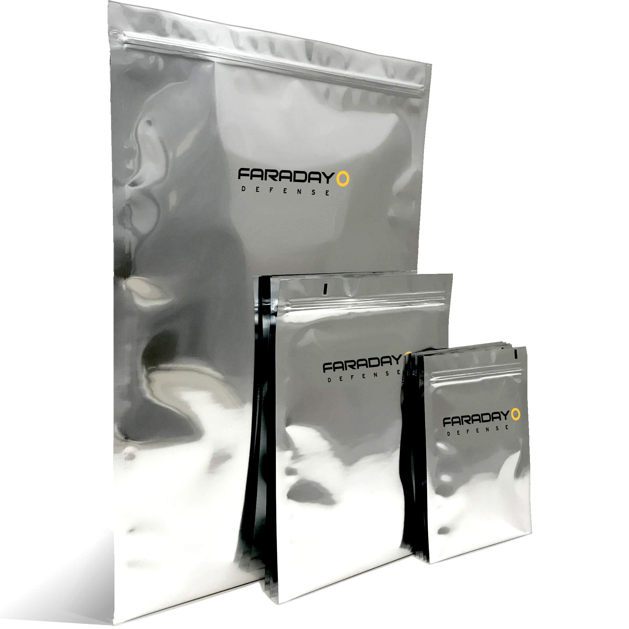 Faraday Defense 5Pc Kit Nest Z Faraday Bag Emp/Solar Flare Prepper Ultra Thick   Military Grade Design, Superior Shielding Perfo