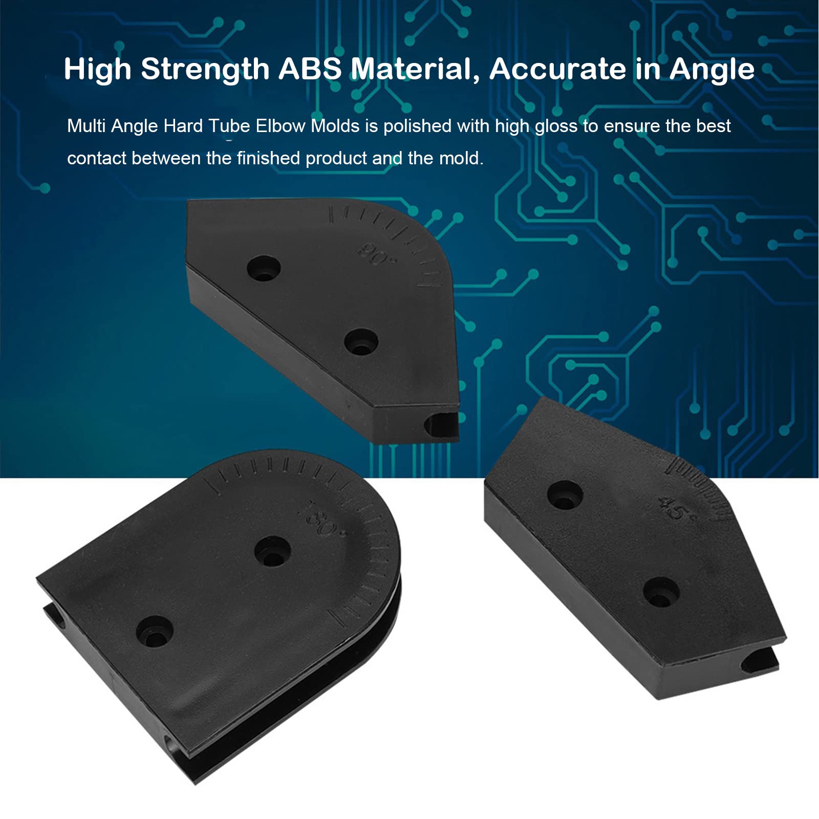 Ashata 16Mm Tubing Bending Kit, Acrylic Hard Tube 45/90/180 Degree Bending Kit, Hard Tube Elbow For Computer Blender Water Cooli