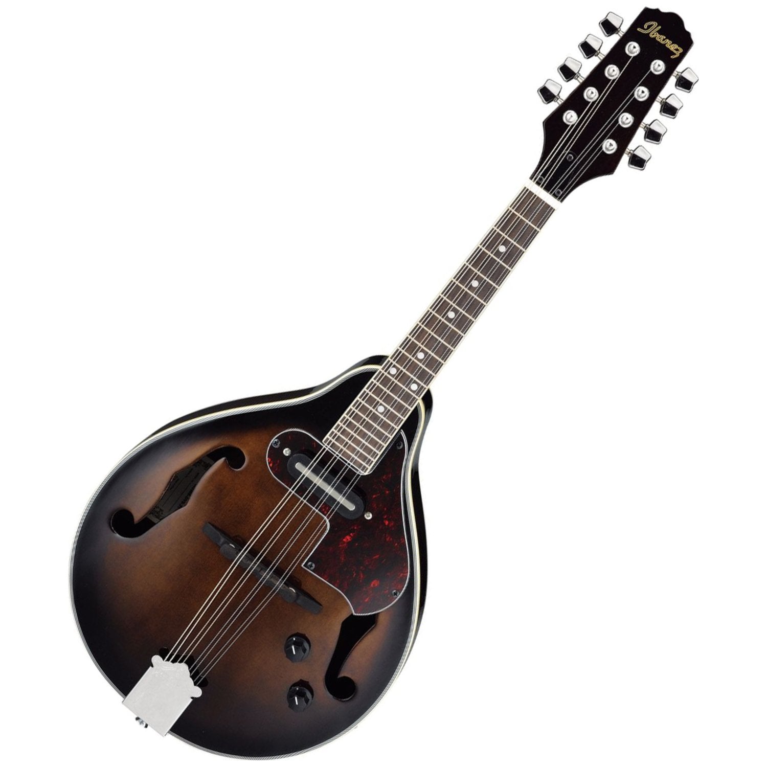 Ibanez, 8 String Mandolin, Right, Dark Violin Sunburst (M510Edvs)