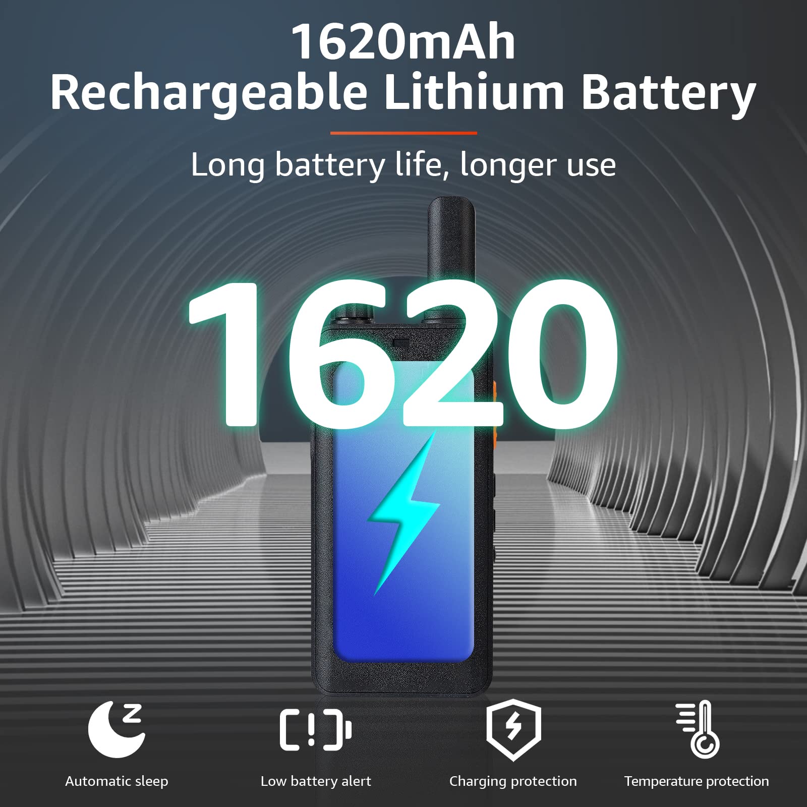 Retevis Rt22P,New Version Of Rt22(2.0),Rechargeable Walkie Talkies For Adults,Compact Frs Two Way Radios,Vox Handsfree,1620Mah Large Battery,Usb C Charger,2 Way Radio For Small Store Hotel(4 Pack)