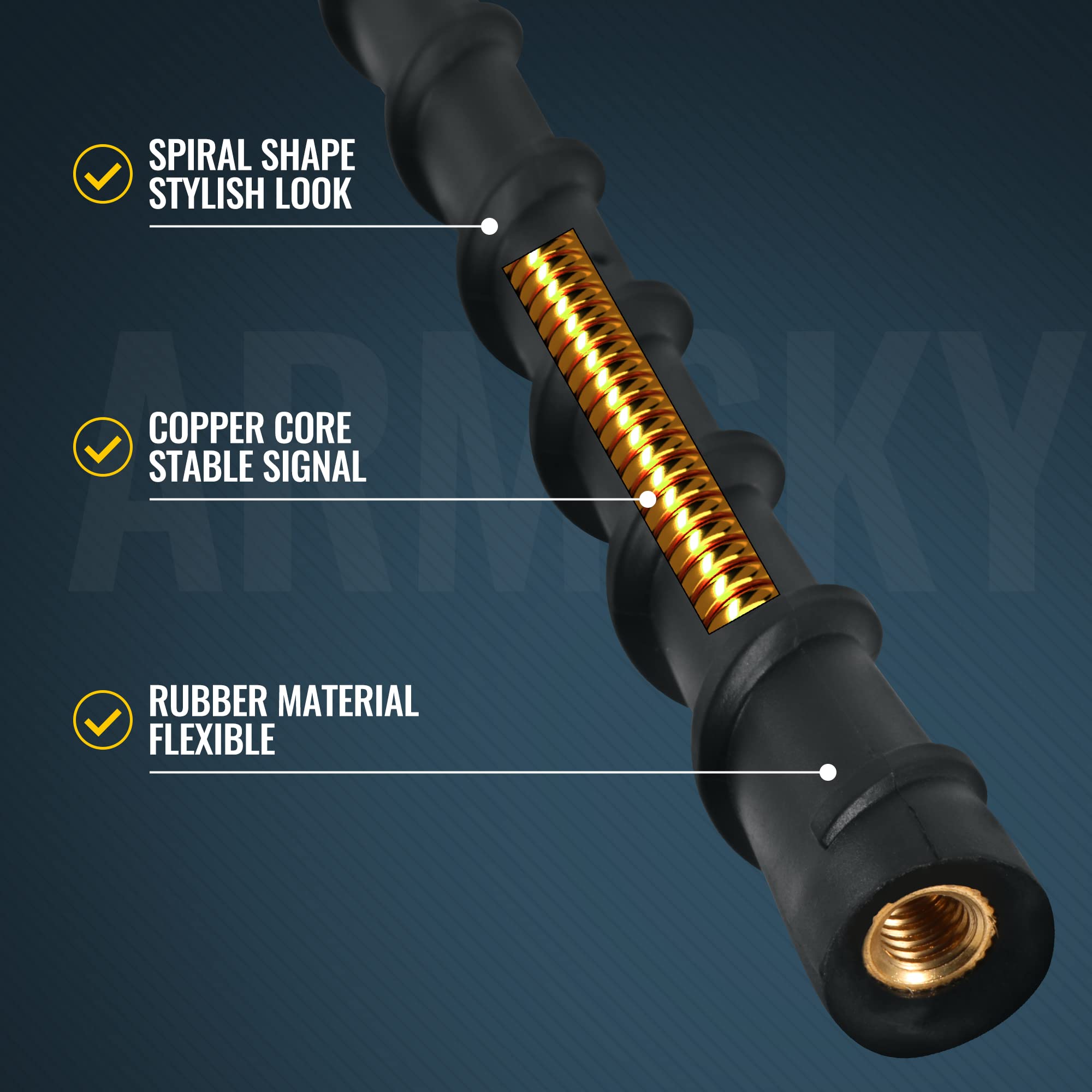 Antenna For Ford Bronco Ford F150 2009 2023,Ford Accessories Ford Bronco F 150 Stubby Antenna 8 Inch