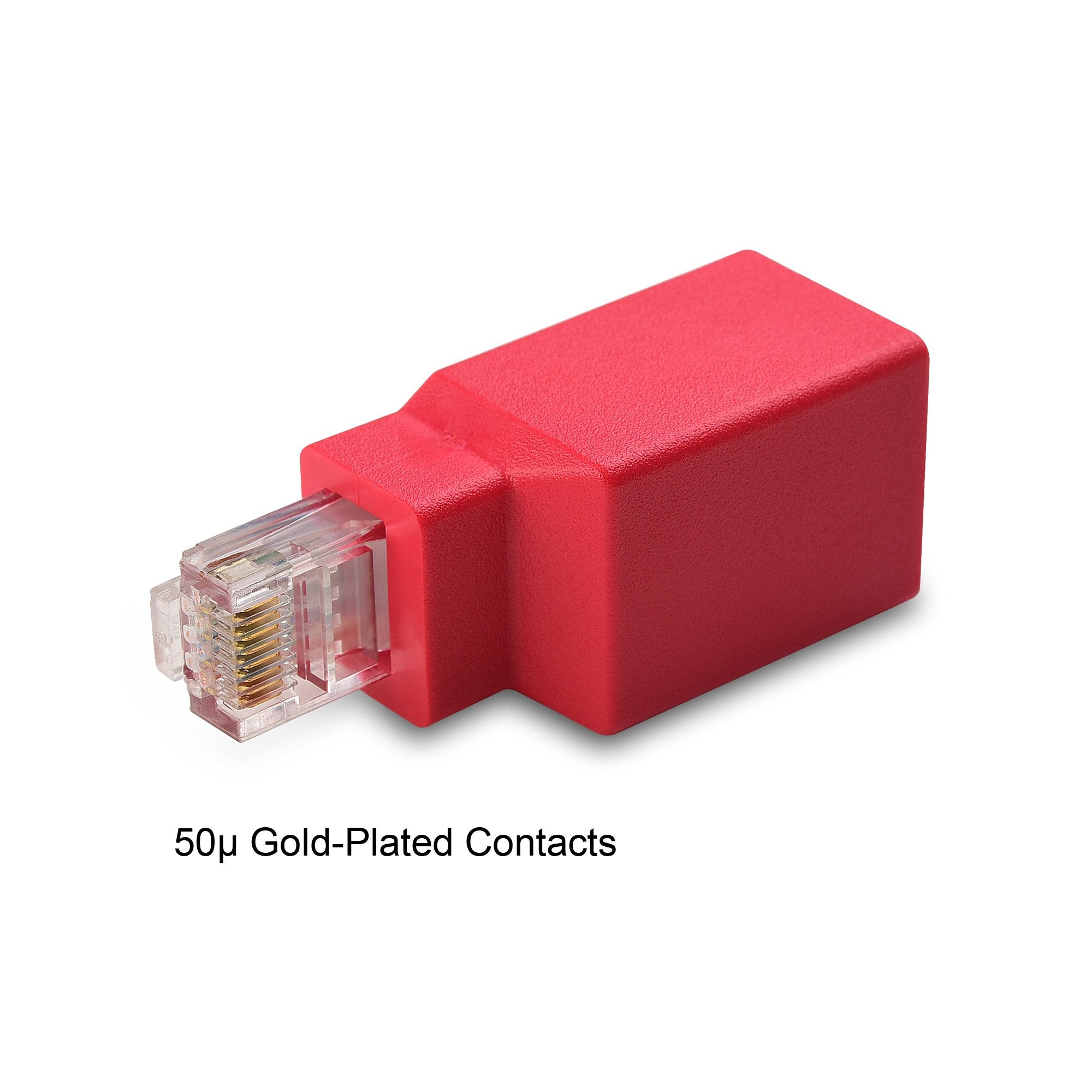 Cable Matters Crossover Adapter 2-Pack, Red, Model 160025x2-E, High-Quality Crossover Cable Adapters