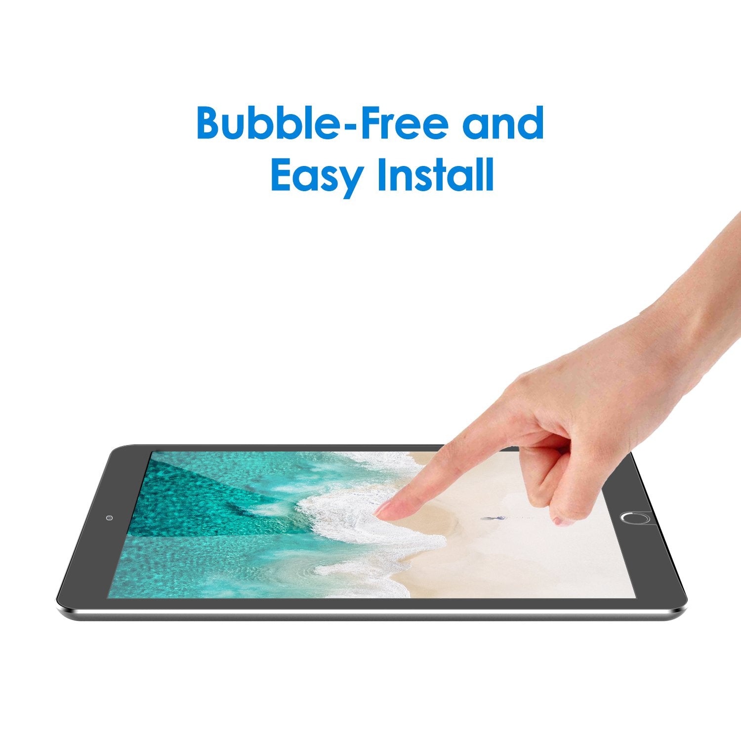 Jetech Screen Protector For Ipad Pro 10.5 Inch And Ipad Air 3 (10.5 Inch 2019 Model), 9H Tempered Glass Film, Hd Clear, 2 Pack