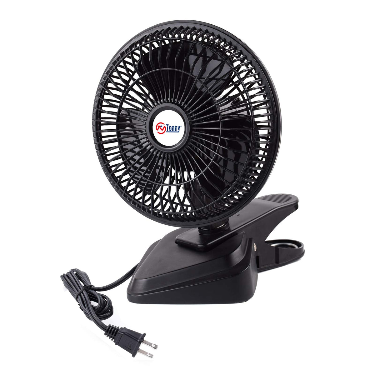 Tn Tonny Convertible 6 Inch Desk & Clip On Fan Two Quiet Speeds, Household Table Clip On Fans Ac Personal Fans With 6 Feet Cord,