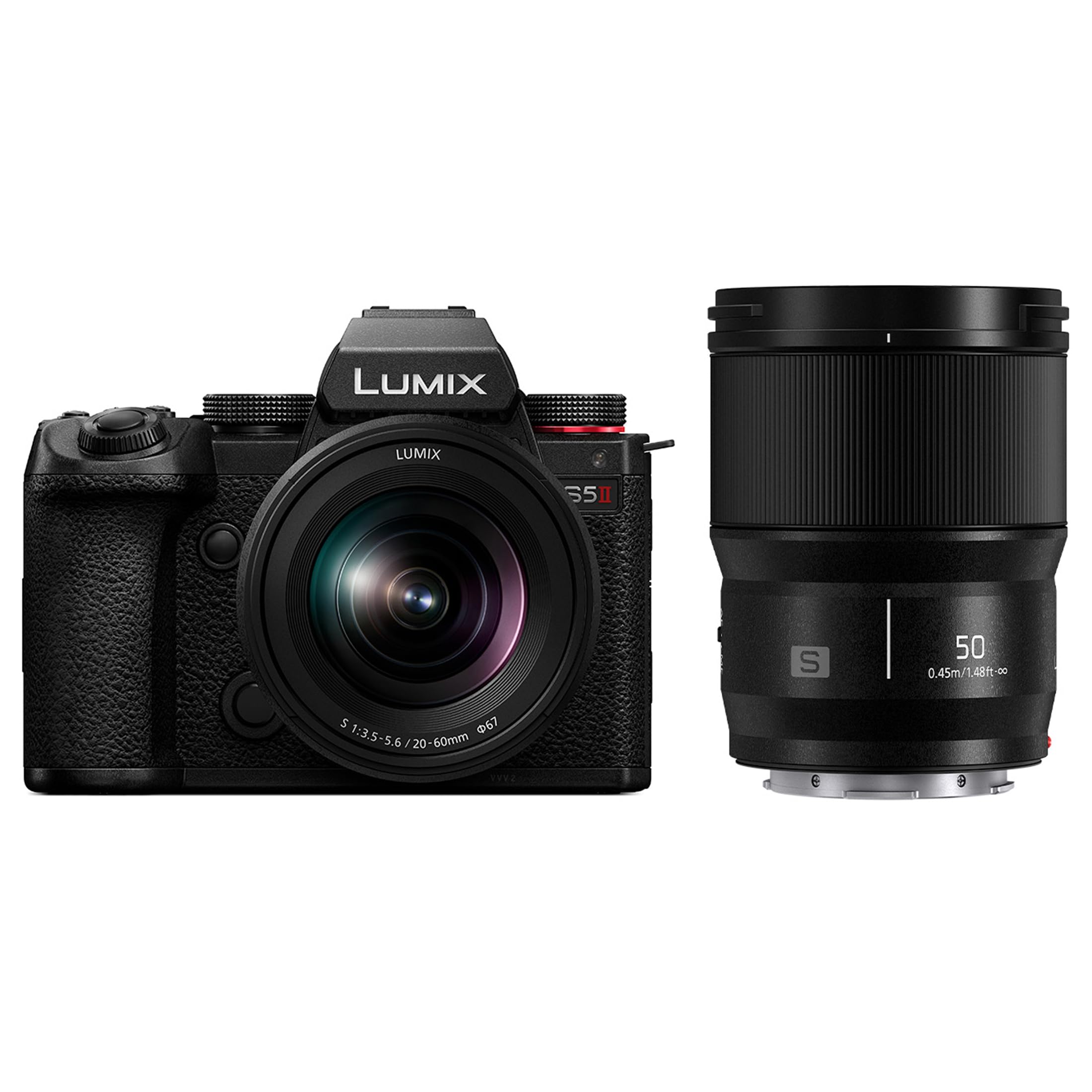 Panasonic Lumix S5Ii Mirrorless Camera, 24.2Mp Full Frame With Phase Hybrid Af, Active I.S. Technology, Unlimited Recording With