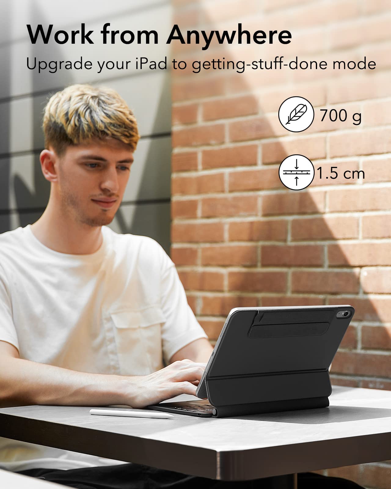 Esr Ipad Keyboard 10Th Generation, Magic Case For Generation (2022), Case With Floating Cantilever Stand, Springy Backlit Keys,