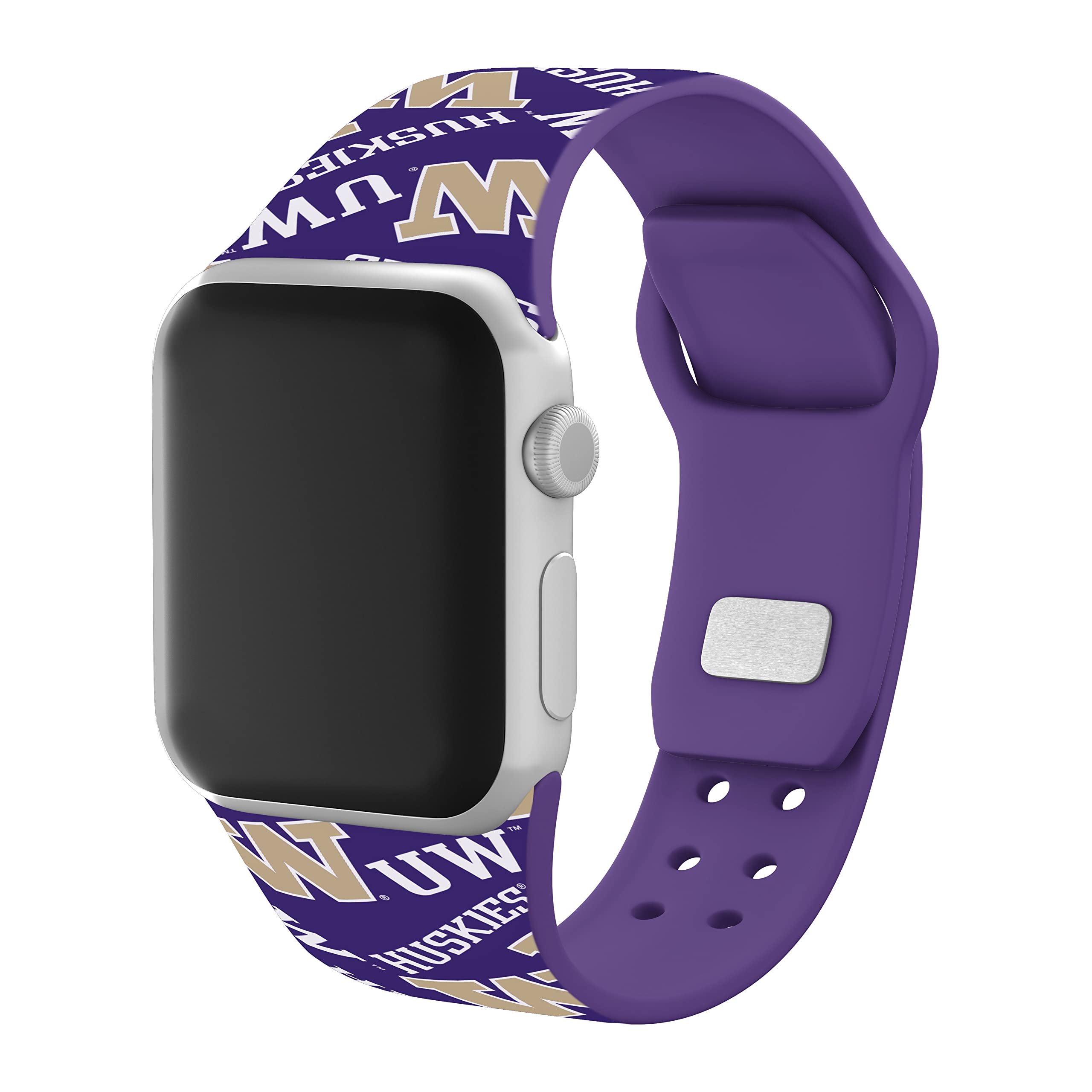 Affinity Bands Washington Huskies Hd Combo Package Compatible With Apple Watch And Airpods Pro (42/44/45Mm Long Random)