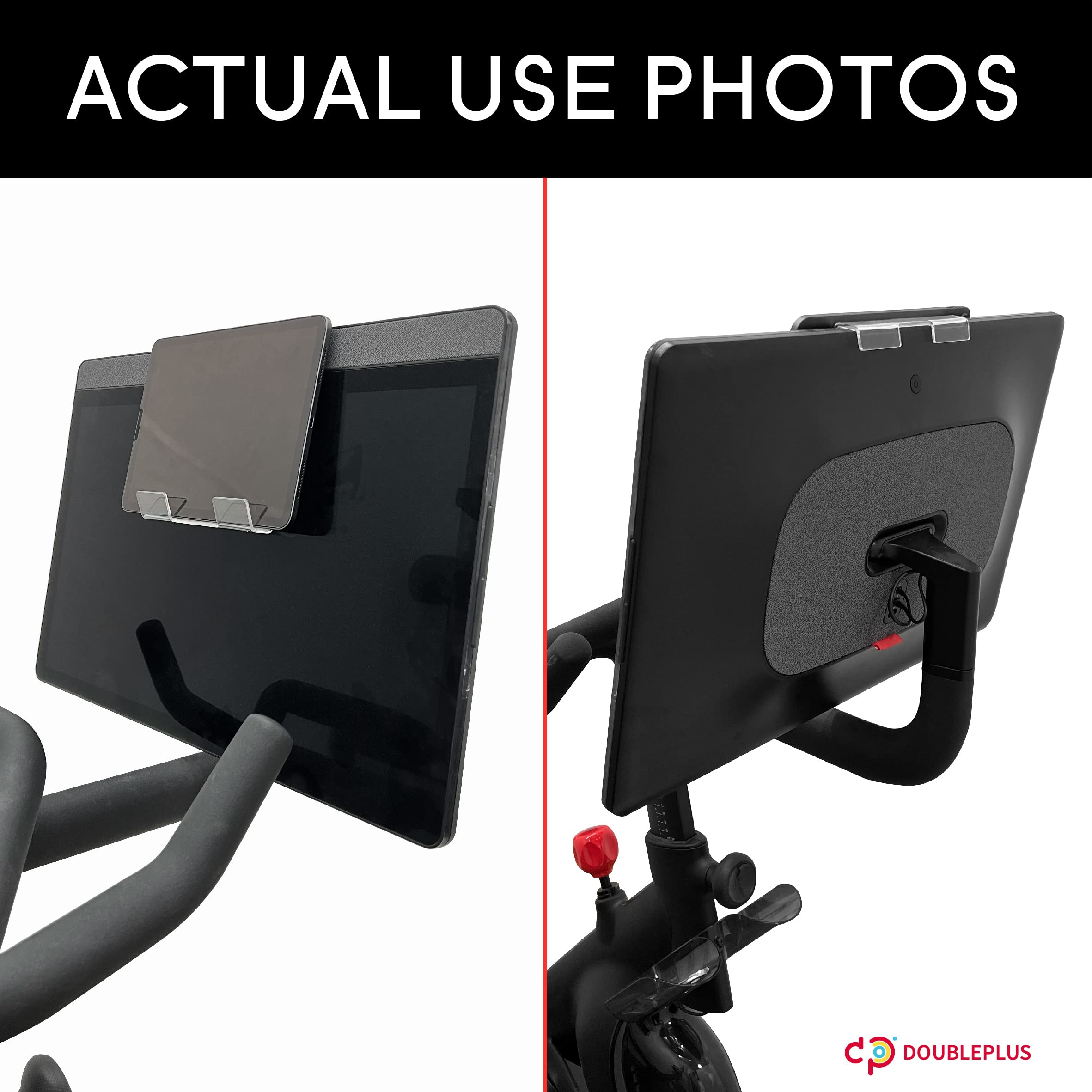 Doubleplus Tablet Holder Compatible With Peloton Bike & Bike Plus & Tread & Row, Holder For Ipad, Tablet Stand, Compatible With