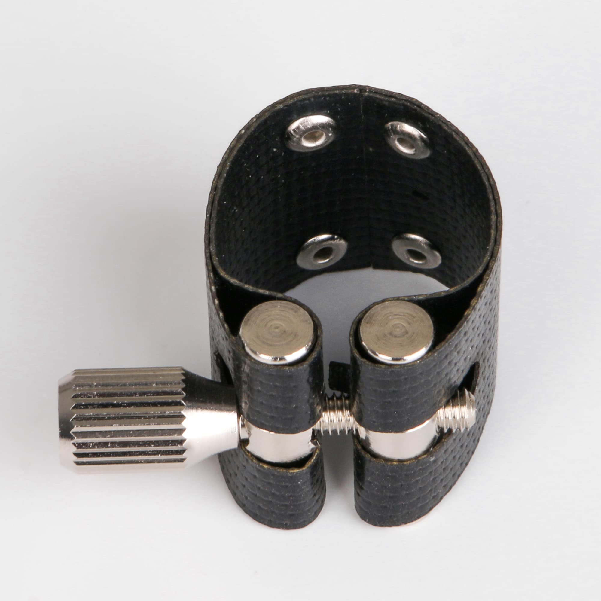 Yibuy Golden B Flat Tenor Saxophone Mouthpiece Gold 6# Pu Leather Cap 10.6X3.5Cm