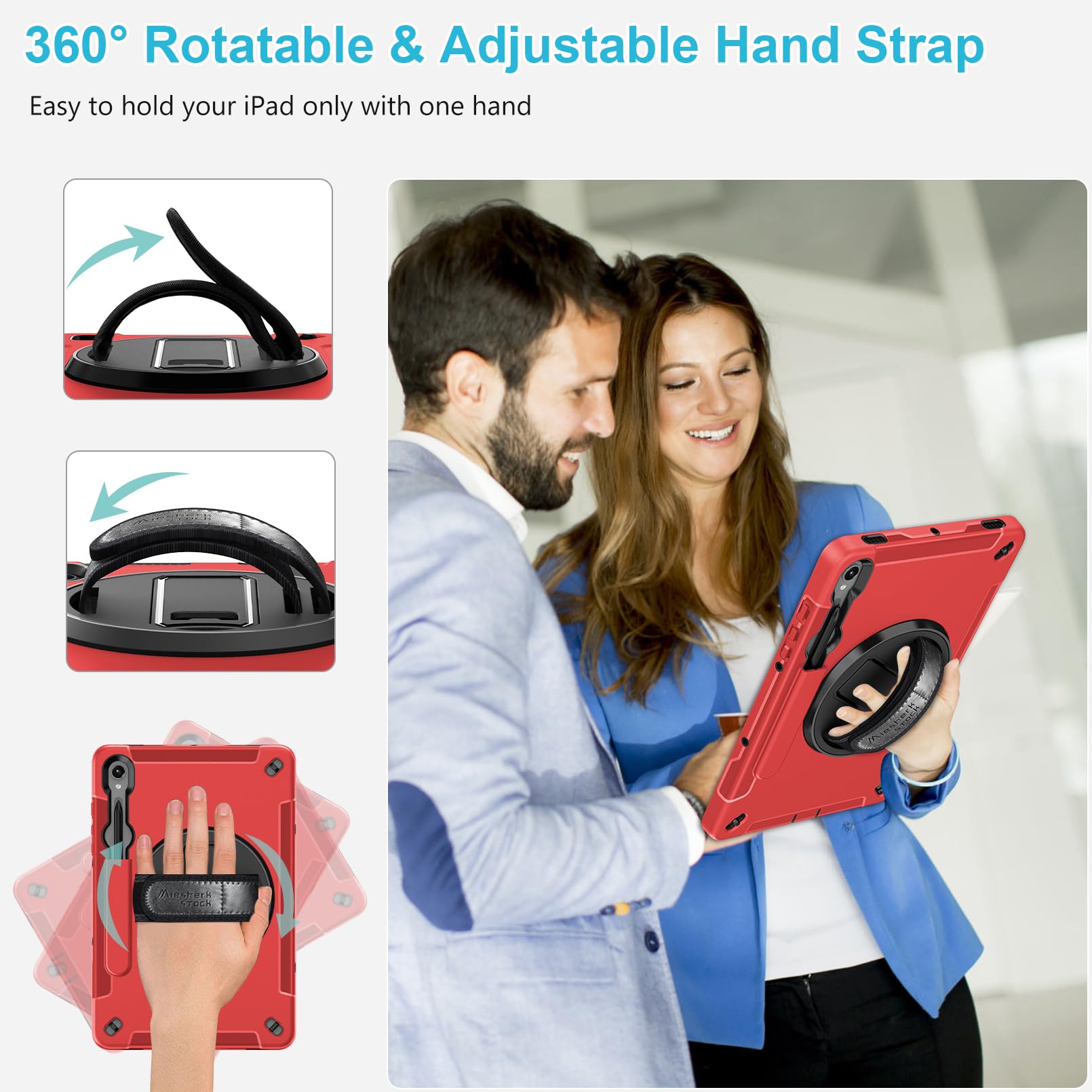 Case For Galaxy Tab S9/S9 Fe 5G 2023: Tpu Cover For Samstng Tablet S9 11'' /S9 Fe 10.9'' With Stand  Handle Shoulder Strap S Pen