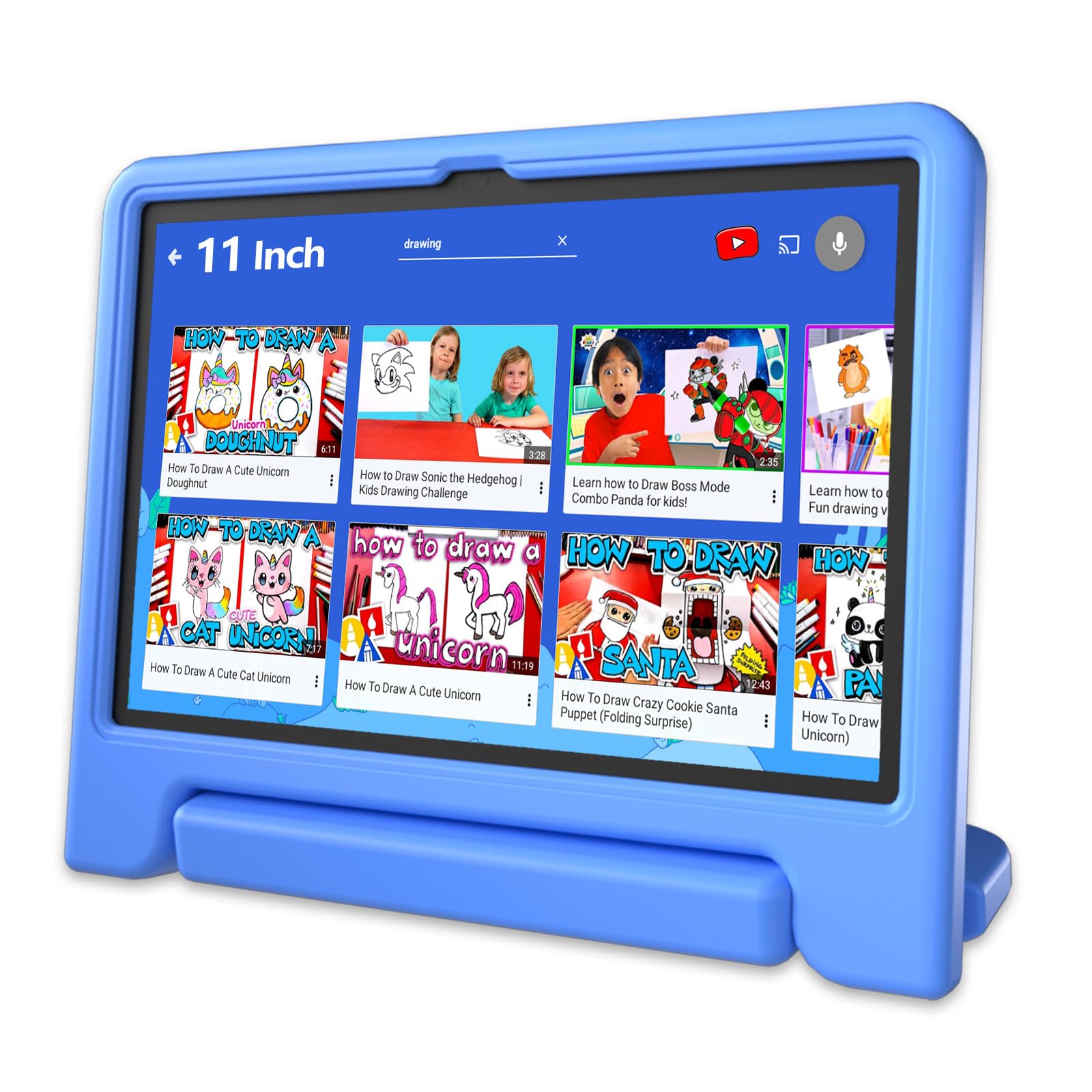 JREN 11 Kids Tablet Android 15- 128GB Storage, 6GB RAM,WiFi & Bluetooth, Parental Controls - Tablet for Kids Teens, Children Tab