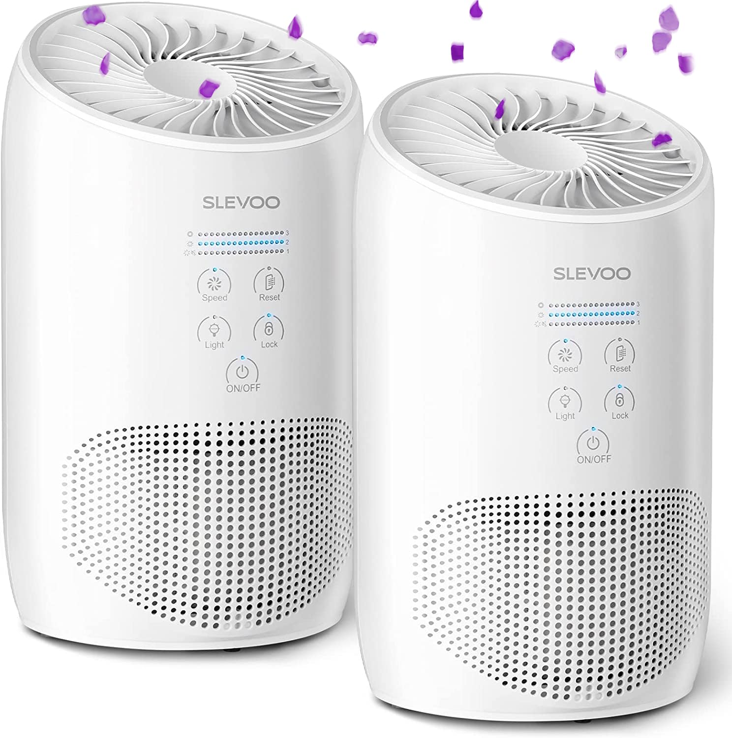 Slevoo Air Purifiers For Bedroom Pets In Home, 2023 New Upgrade H13 True Hepa Air Purifier With Fragrance Sponge, Effectively Cl
