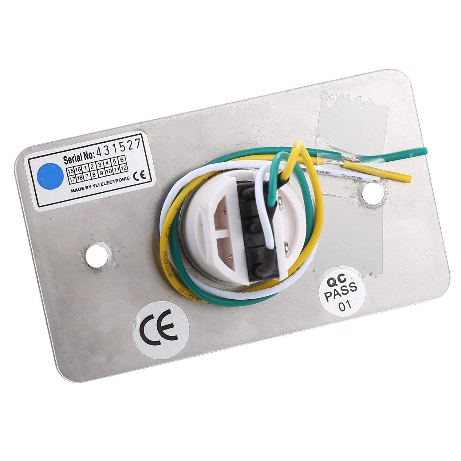 Uhppote Stainless Steel Panel Push To Exit Button For Door Access Control (Rectangle)