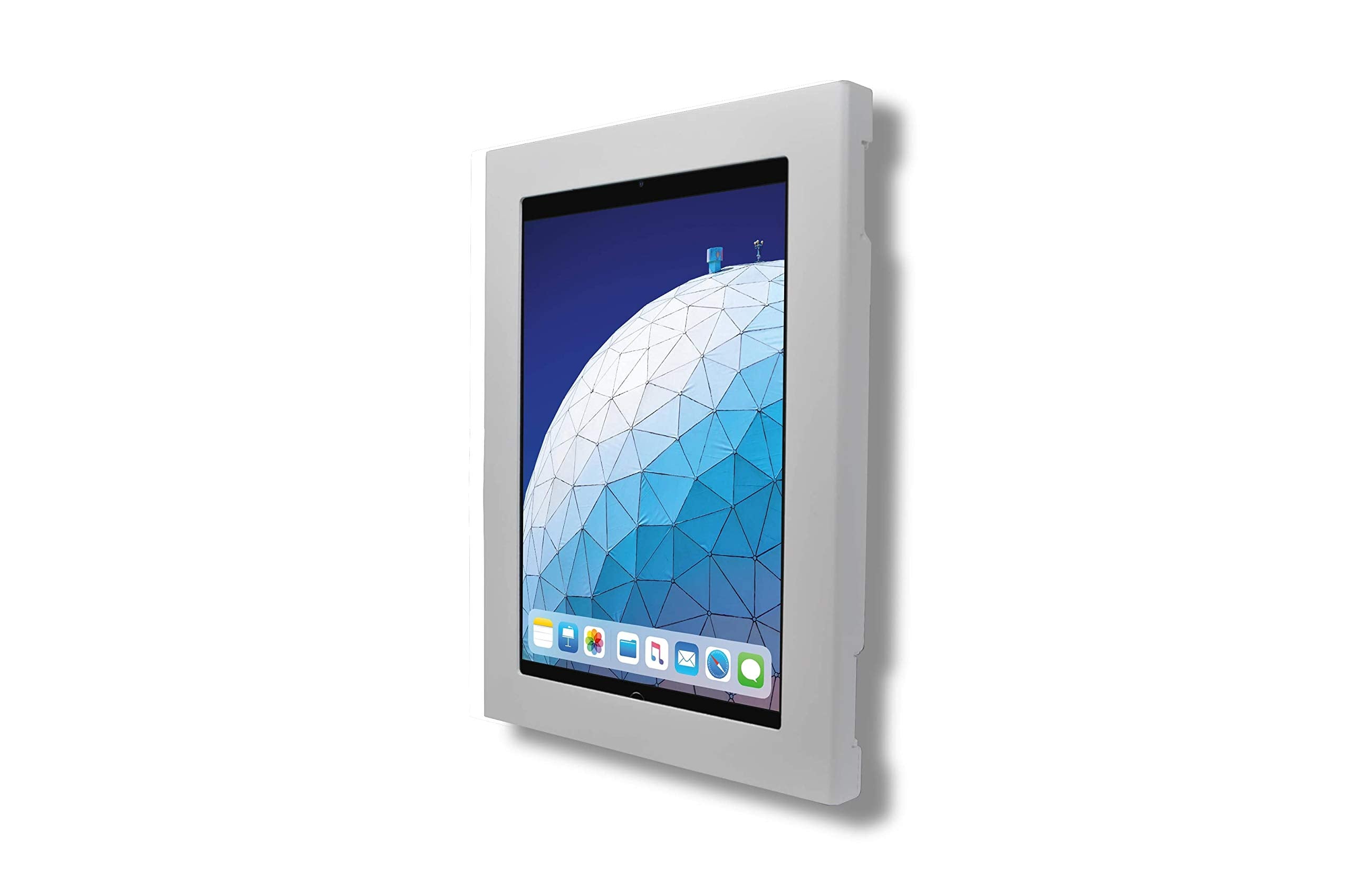 Tabcare Locking Security Metal Case For Apple Ipad Air 1/2 9.7' For Kiosk, Pos, Store, Show Display (White, Ipad Air 1/2 9.7)