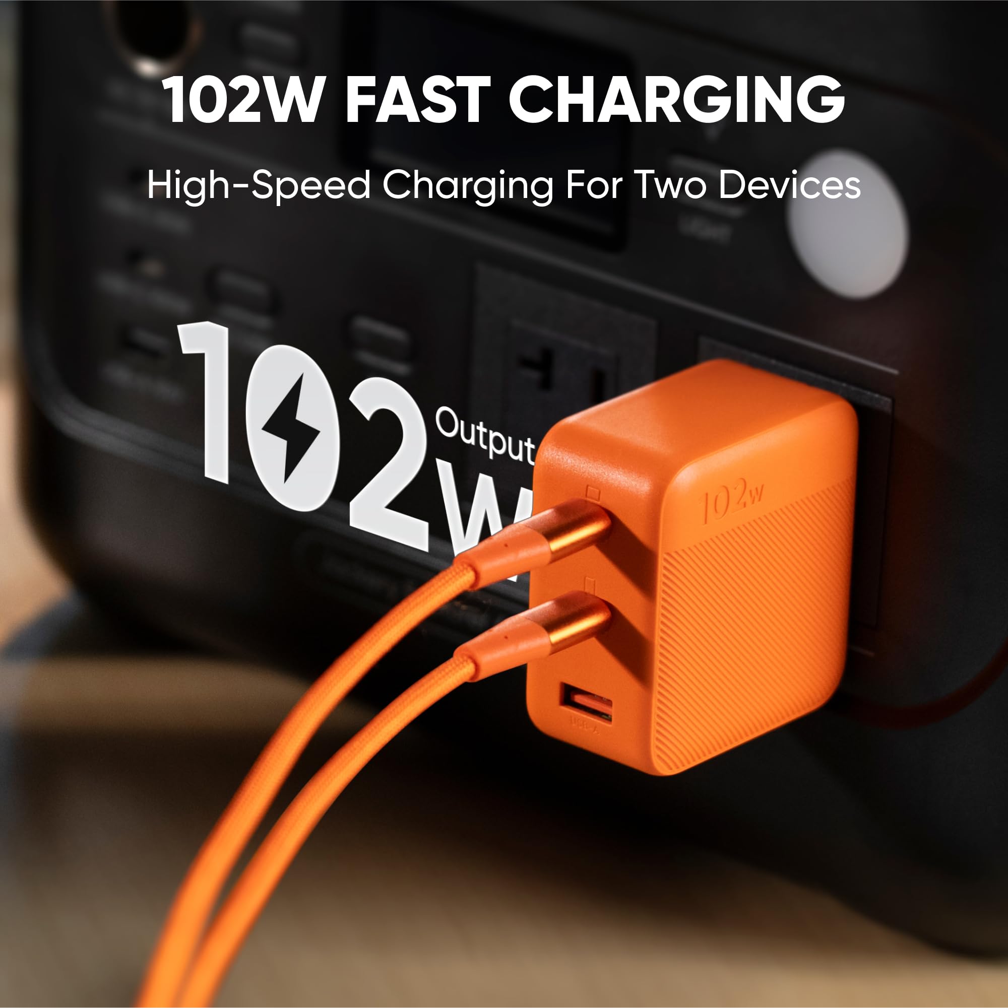 Jackery Portable Power Station Explorer 300 And 102W Fast Charger, 293Wh Backup Lithium Battery, Solar Generator For Outdoors Ca