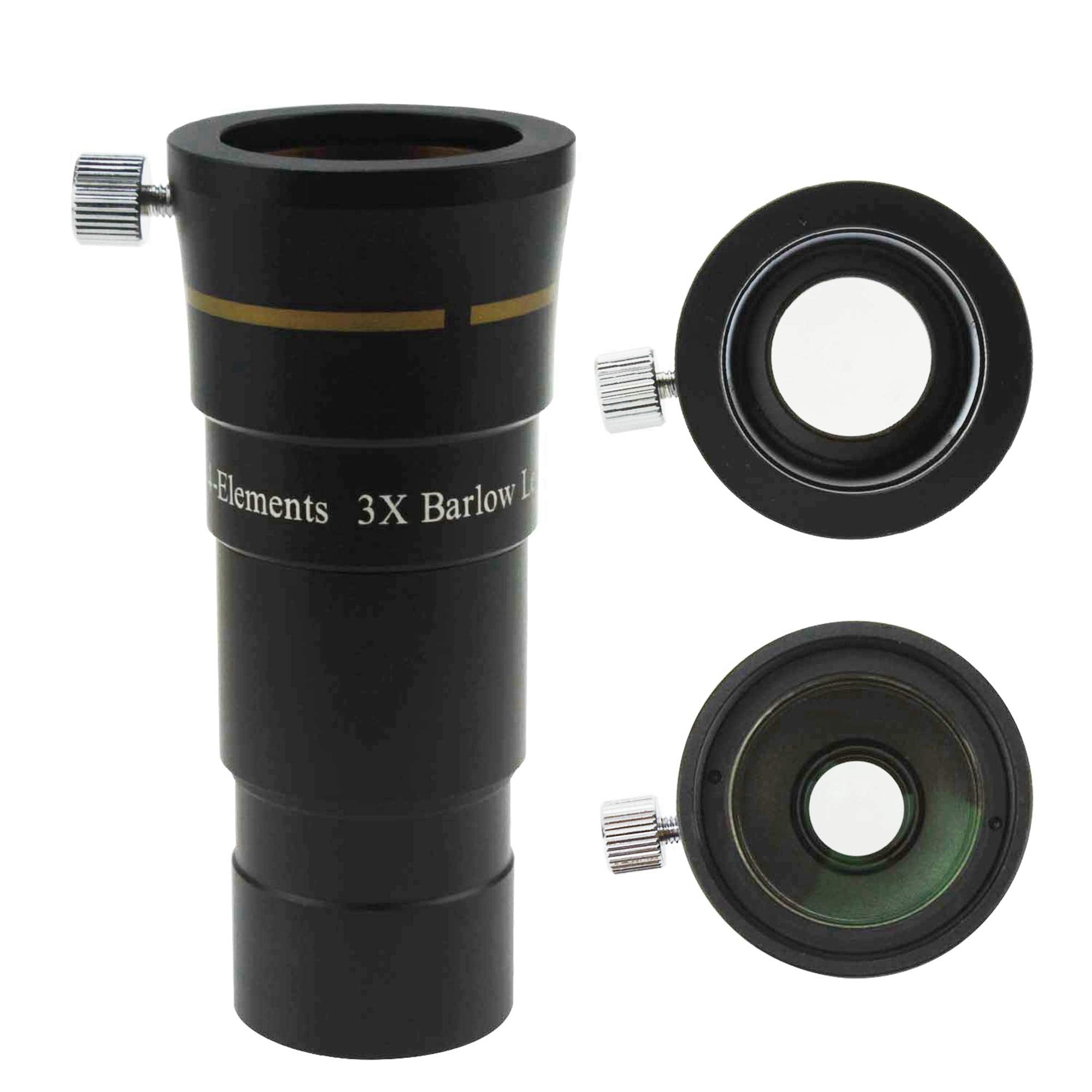 Astromania 1.25'' 4 Elements 3X Barlow Lens Fully Multi Coated Optics