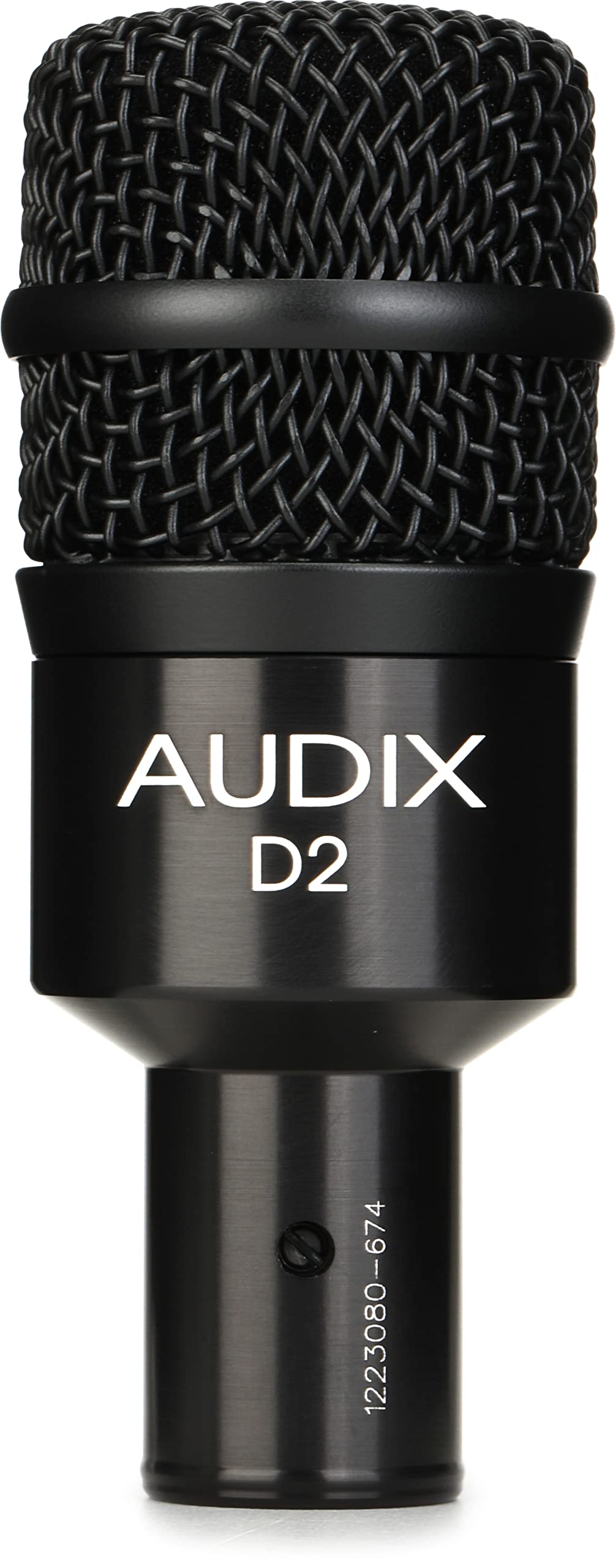 Audix D2 Hypercardioid Dynamic Instrument Microphone for Kick Drums, Toms, and Bass Instruments
