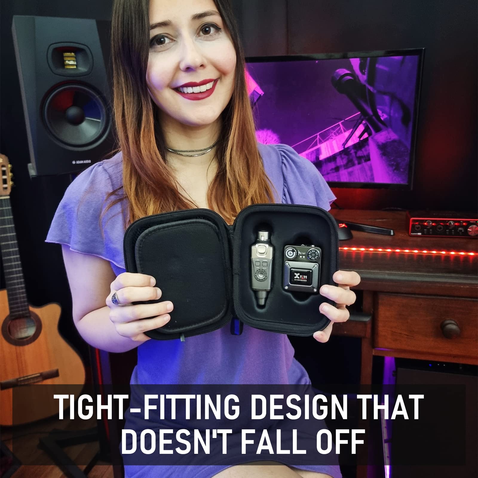 Xvive Cu4 Hard Case For U4 In Ear Monitor Wireless System(U4 Case)