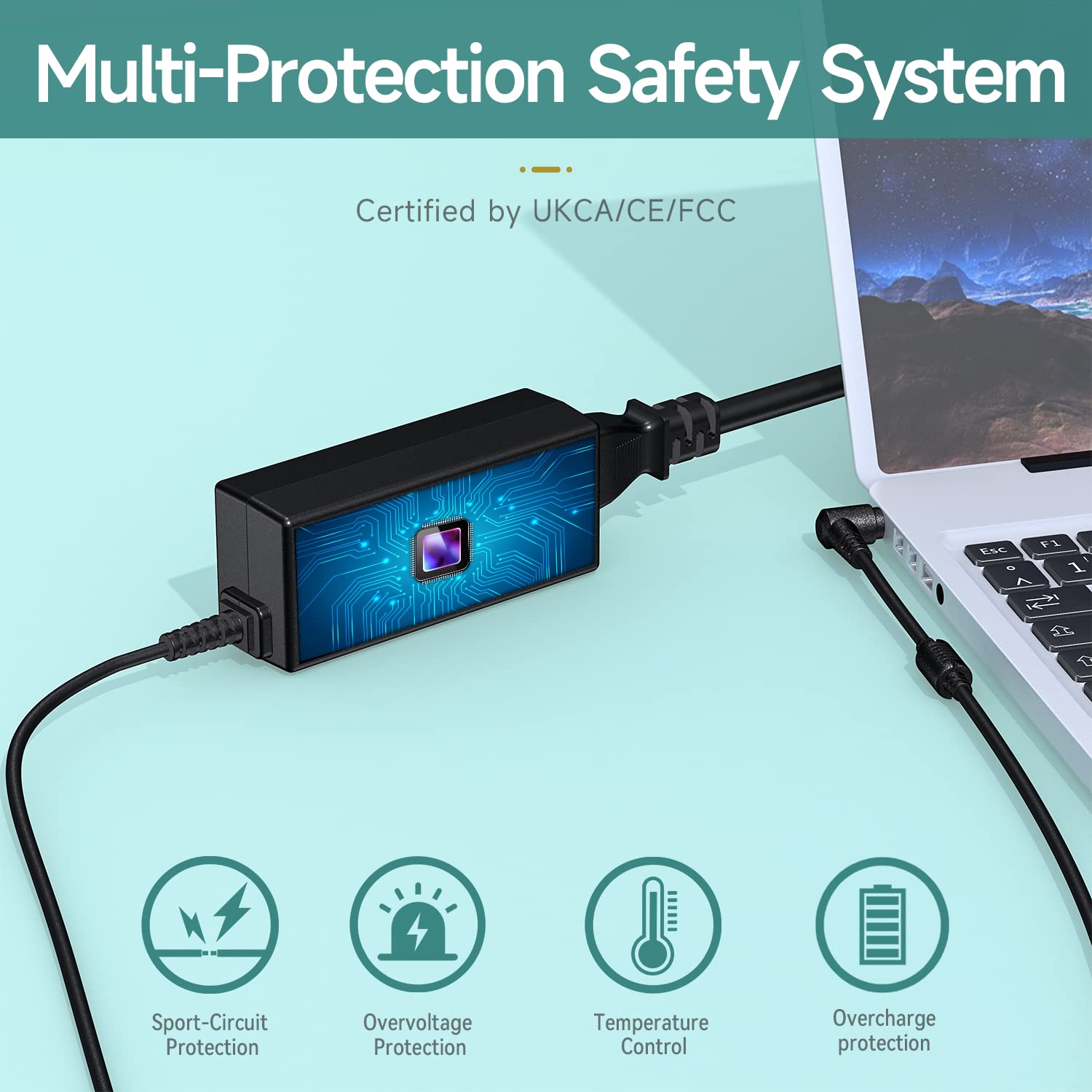 Laptop Charger For Lenovo Ideapad 3 3 14Ada05 3 14Iil05 3 15Iil05 3 15Are05, Ideapad 3 17Ada05 3 17Iml05 3 16Iah8 Power Cord Sup