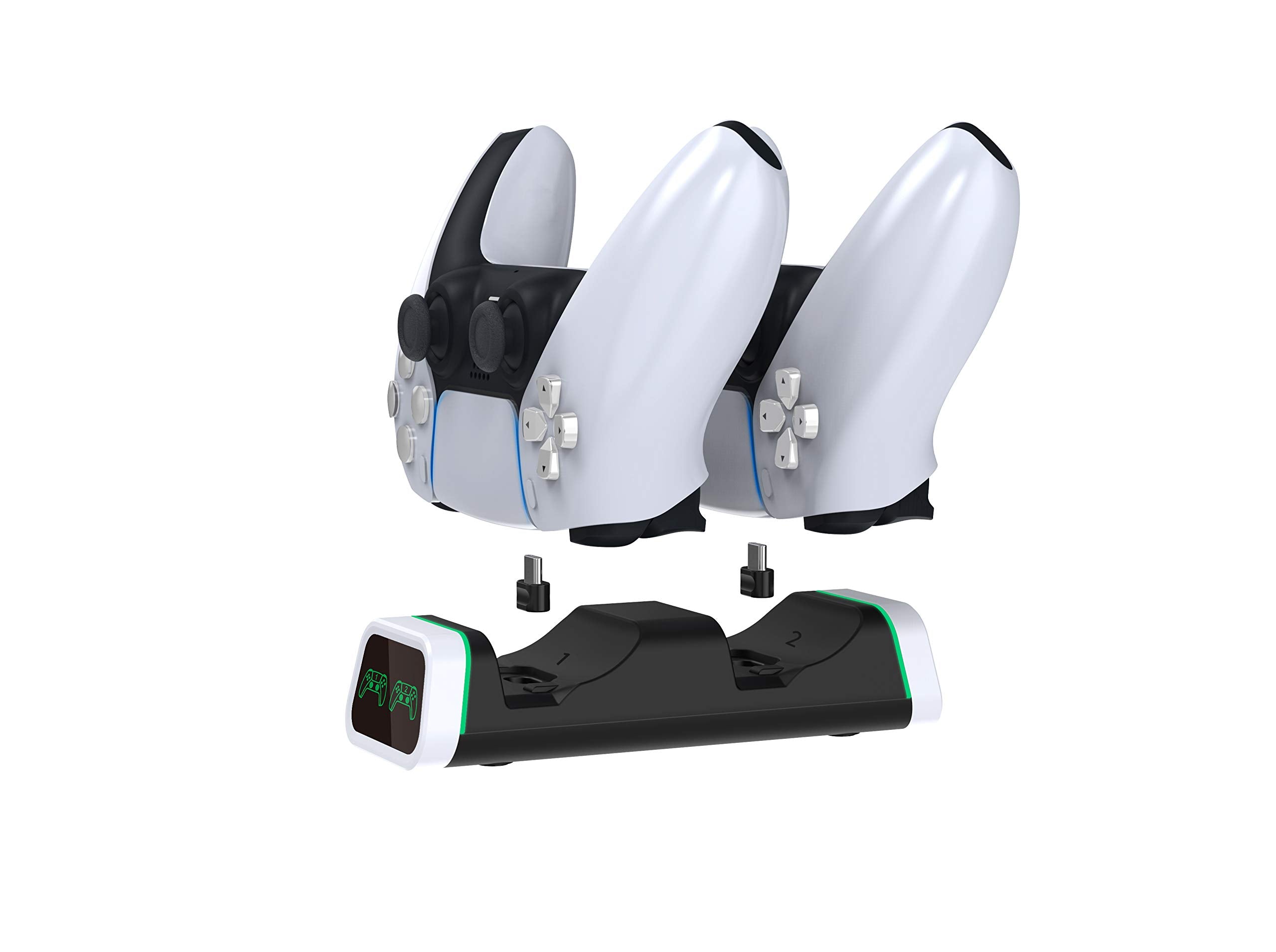 Verbatim Dual Charging Stand For Use With Playstation 5 Dualsense Wireless Controller 70725