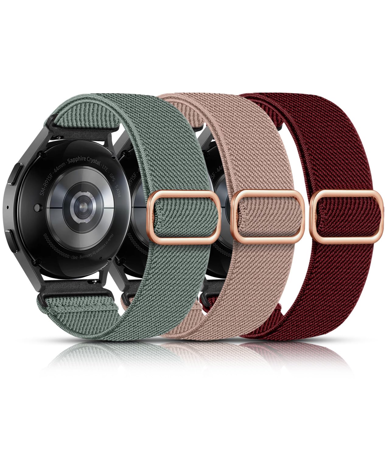 Lerobo Elastic Bands Compatible With Samsung Galaxy Watch 7/6/5/4 40Mm 44Mm/Galaxy Watch 6 Classic 43Mm 47Mm/Watch 4 Classic Ban