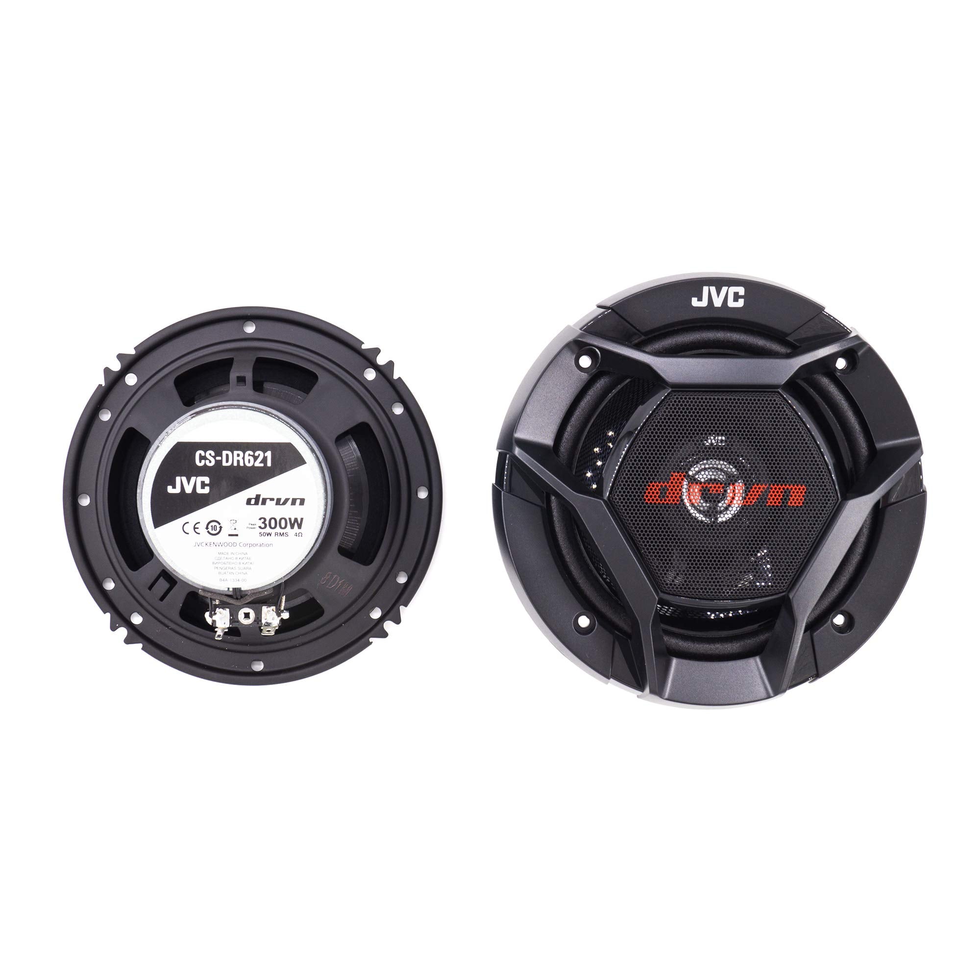 Jvc Cs Dr621 Car Speakers   300 Watts Of Peak Power, 6.5 Inch, Full Range, 2 Way, Sold In Pairs