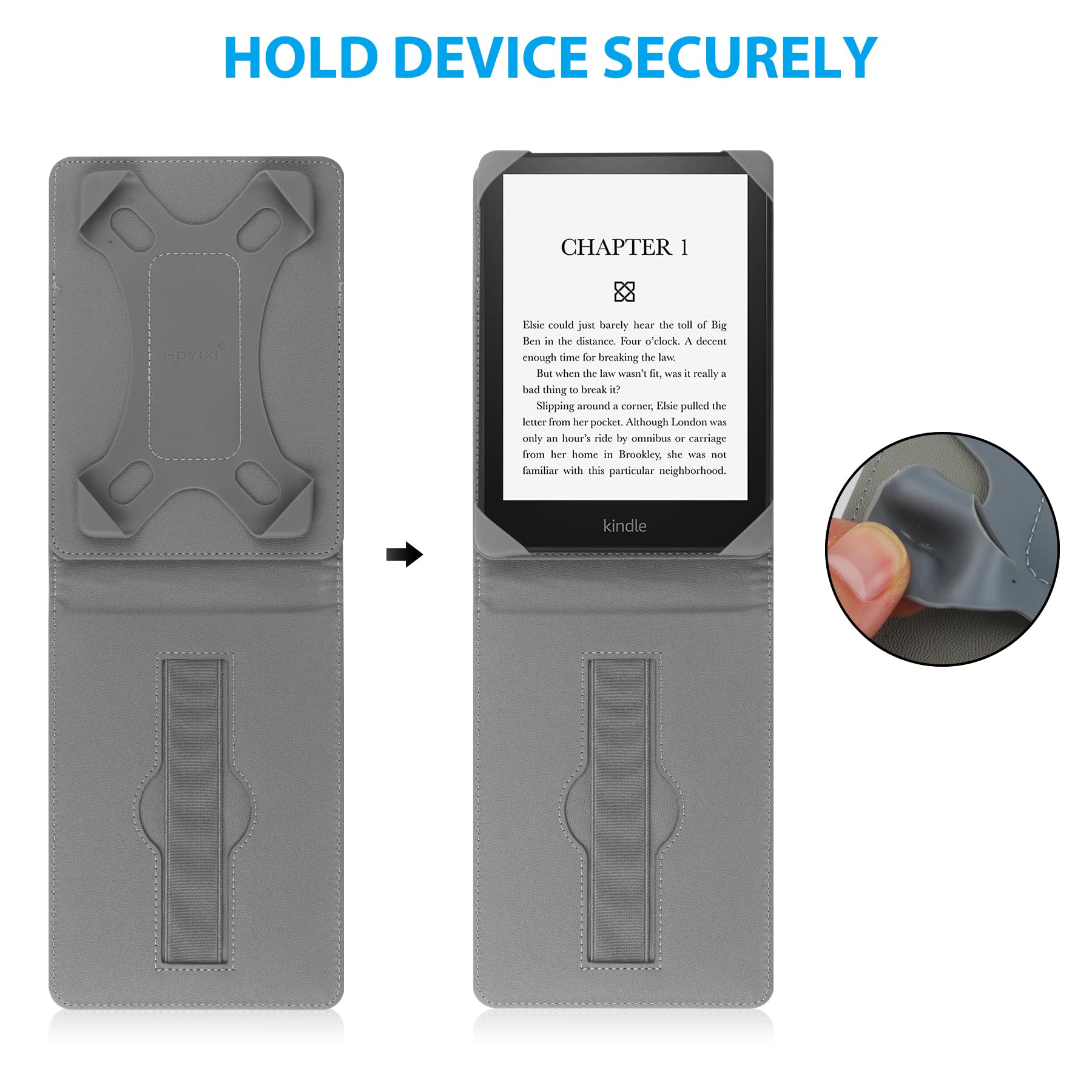 Hoyixi Universal Case For 6.8'' Paperwhite Compatible 6'' All New Kindle 2022 8 2019/Kobo Clara Hd/Kobo Clara 2E Leather Stand C