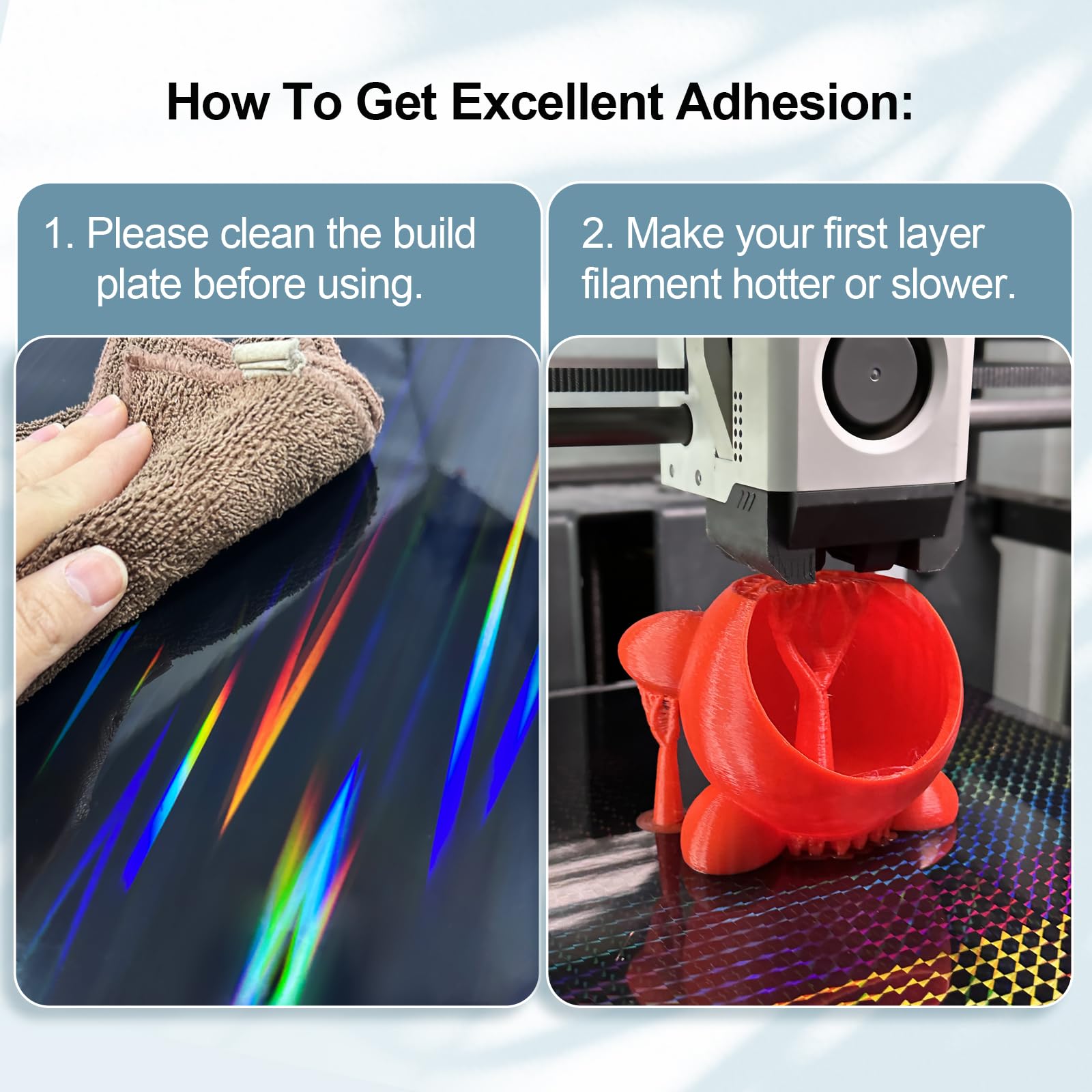 Ideaformer Textured H1H Build Plate For Bambu Lab X1 X1C X1E P1P P1S A1, Rainbow Steak+Phantom H1H Spring Steel Plate Flexible S