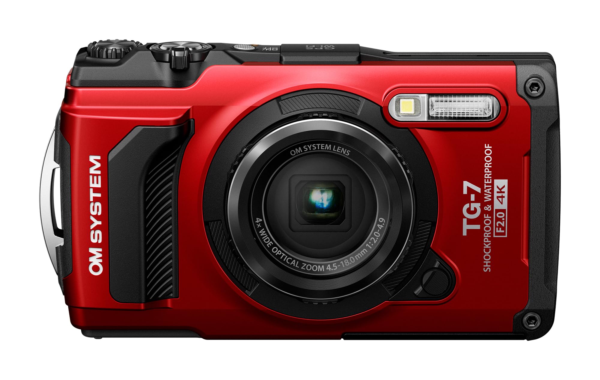 Om System Tough Tg 7 Digital Camera   Red