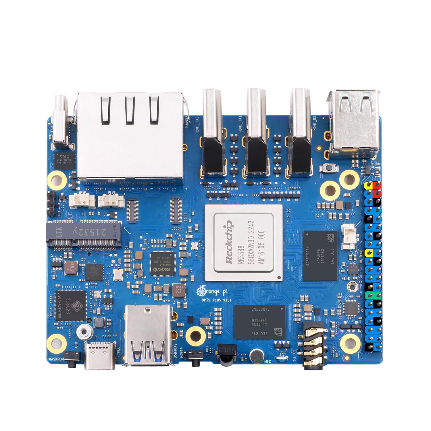 Generic Orange Pi 5 Plus 32Gb Lpddr4X Rk3588 8 Core 64 Bit Single Board Computer, 2.4Ghz Frequency Open Source Development Board