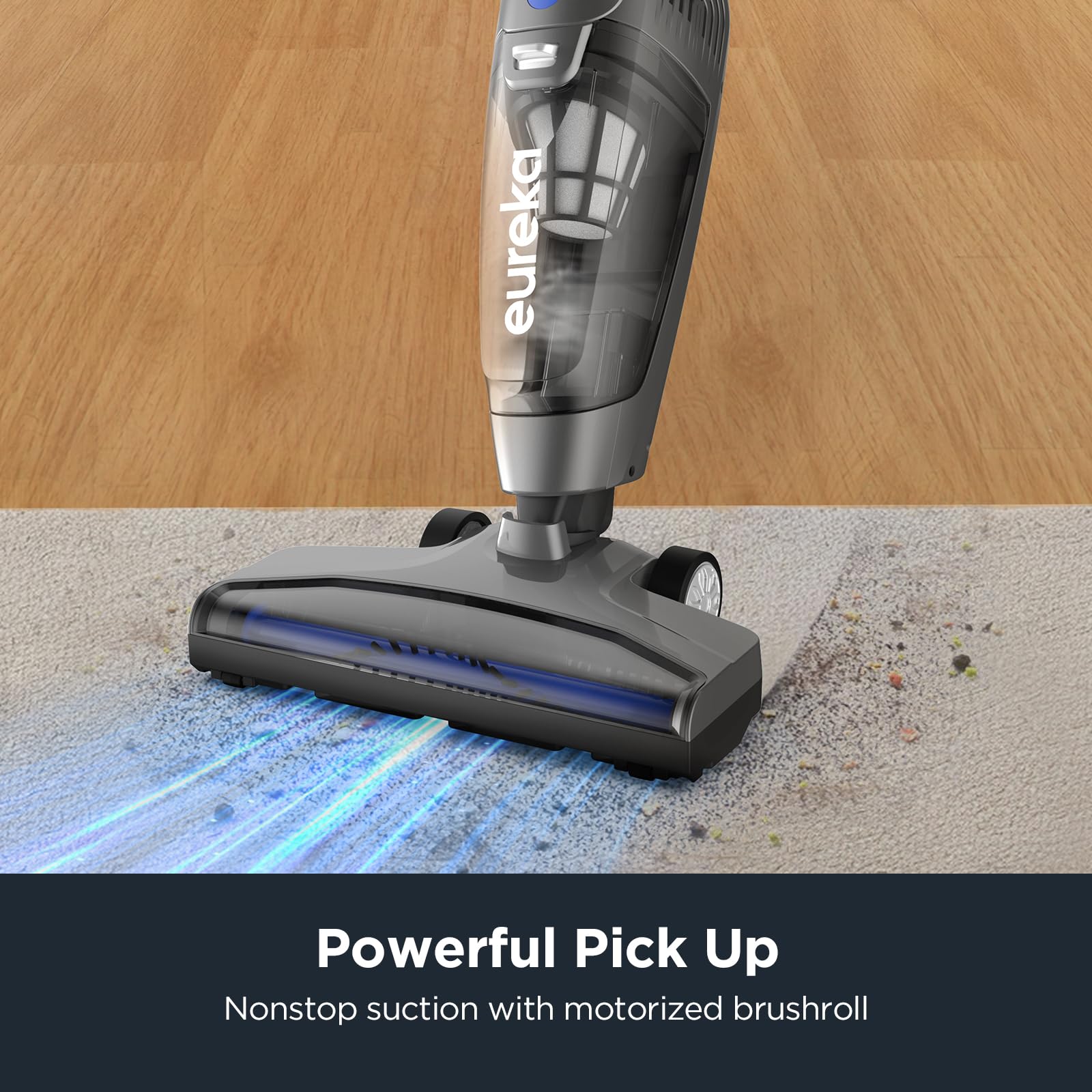 Eureka Corded Stick Home Pet Hair Lightweight Vacuum Cleaner With Powerful Suction For Carpet Tile And Hard Floor, Nes312 3 In 1