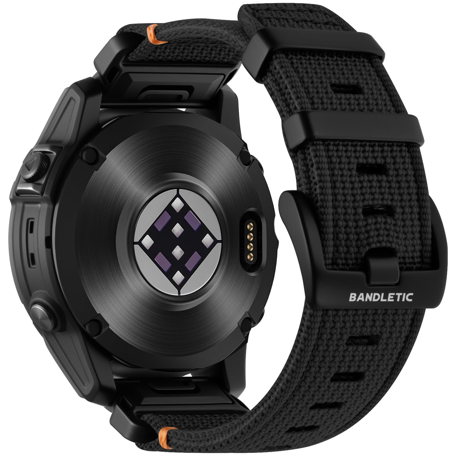 Bandletic Compatible with Garmin Fenix 8 47mm 7 6 Watch Band - 22mm Quick Fit Rugged Nylon Strap for Fenix 7 6 Pro/5 Plus/Instin