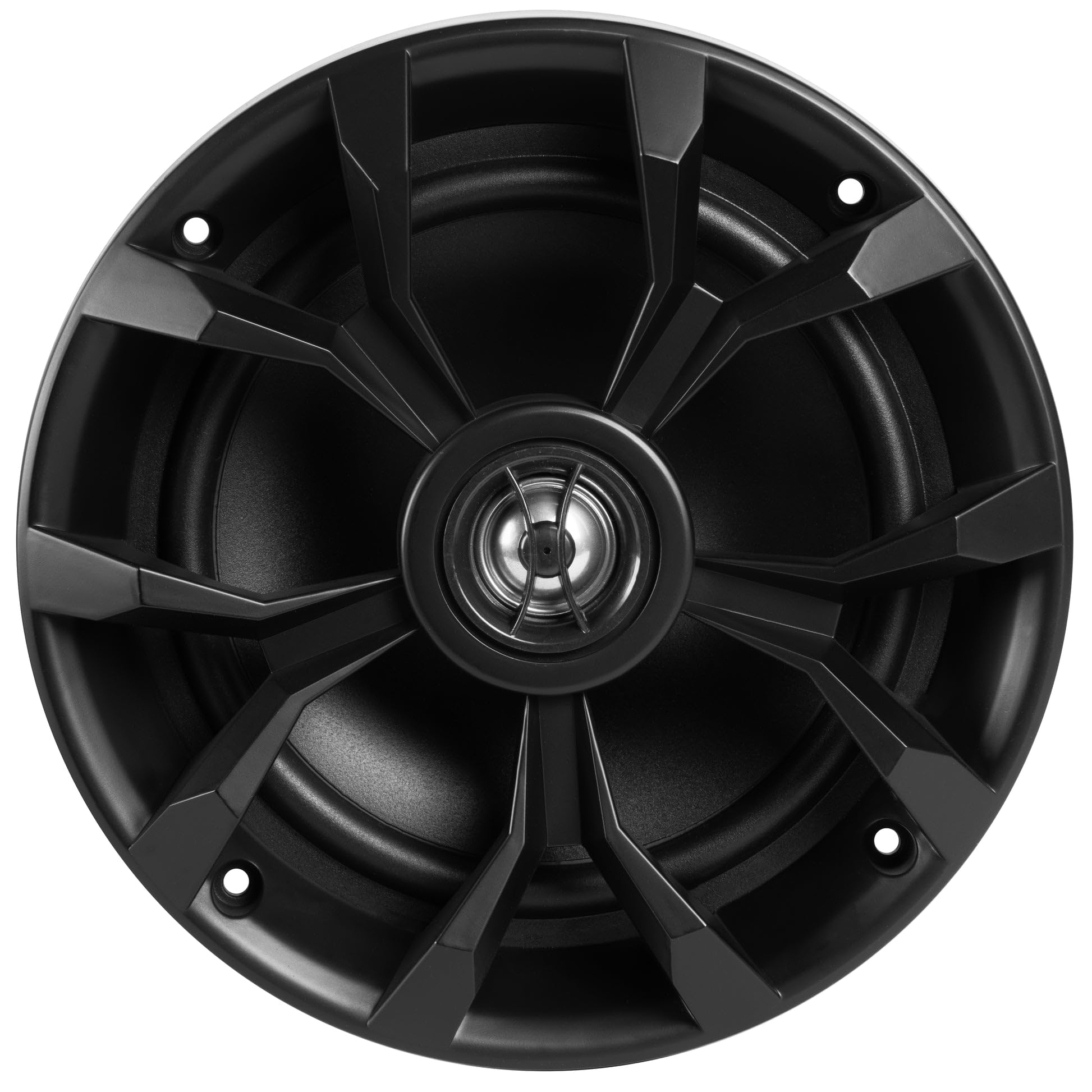 Belva Bbms65B 400W Peak (200W Rms) 6.5'' 2 Way Black Coaxial Marine Speakers For Boats/Atv/Utv/Sxs/Powersport