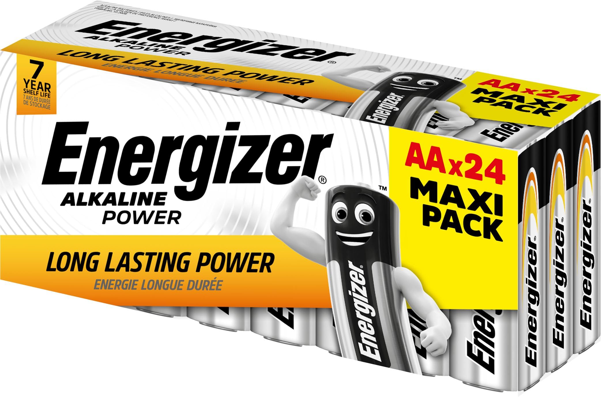 Energizer Battery Alkaline Power Aa (Mignon/Lr6 24 Storage Box)