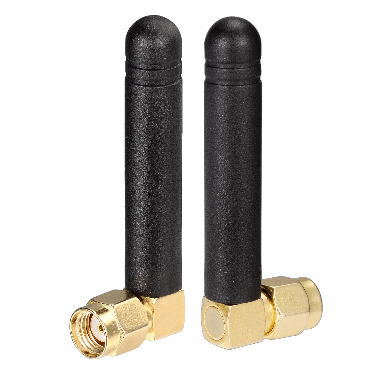 Bingfu Small Dual Band Wifi 2.4Ghz 5Ghz 5.8Ghz Mimo Rp Sma Male Antenna (2 Pack) For Fpv Wifi Bluetooth Usb Adapter Computer Pci