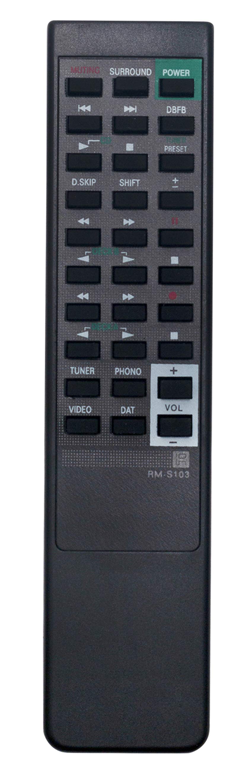 Rm-S103 Replaced Remote fit for Sony FM Stereo FM-AM Receiver STR-AV23 STR-AV370X STR-AV270X STR-AV570X STR-AV770X