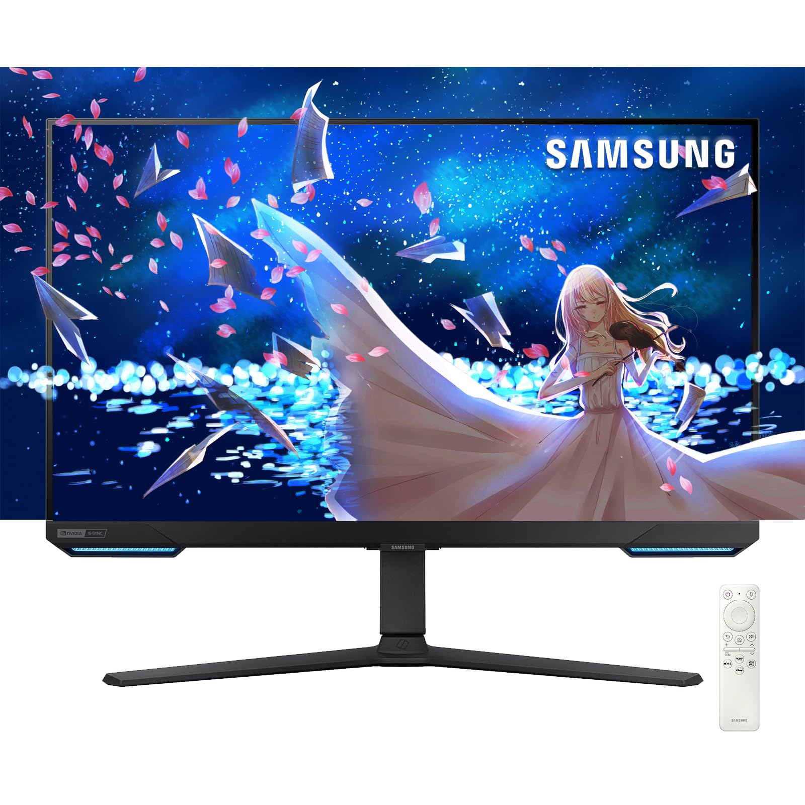 Samsung 28    Odyssey 4K UHD(3840x2160) Gaming Monitor | Smart TV | Game BAR | Built-in Speakers | HDR 400, 144Hz, 1ms | FreeSyn