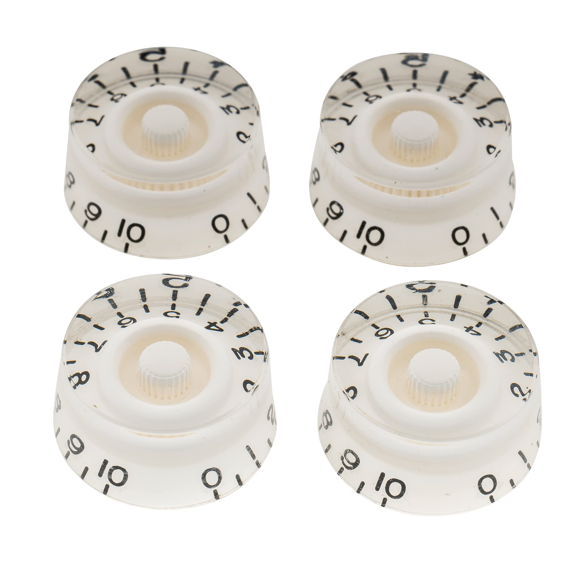 Musiclily Pro Inch USA LP Guitar Speed Knobs Fine 24-Spline Tone Volume Control Knobs for USA Les Paul CTS Pots Electric Guitar,