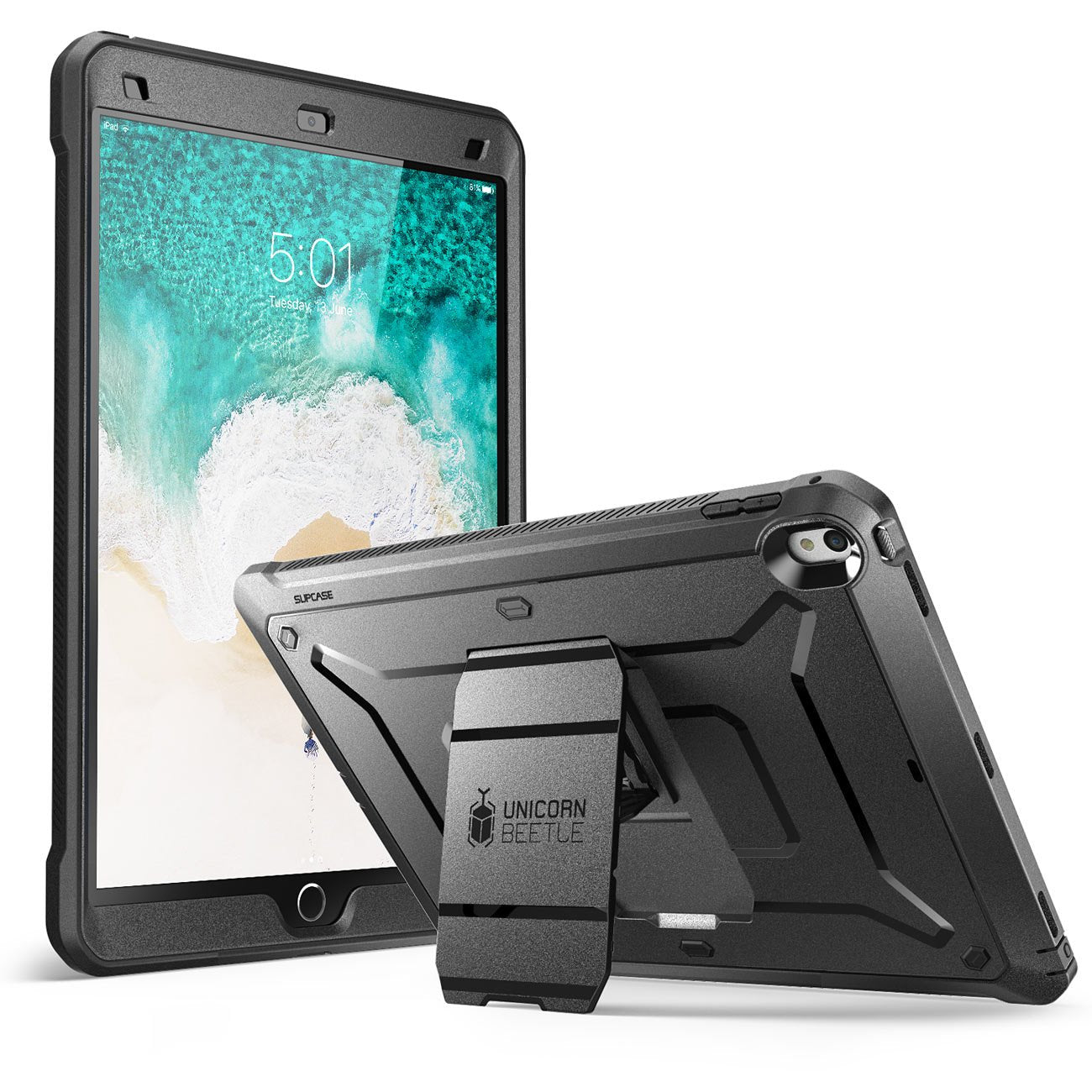 SUPCASE Unicorn Beetle PRO Case for iPad Air 3 (2019) and iPad Pro 10.5 (2017), Heavy Duty with Built-in Screen Protector Full