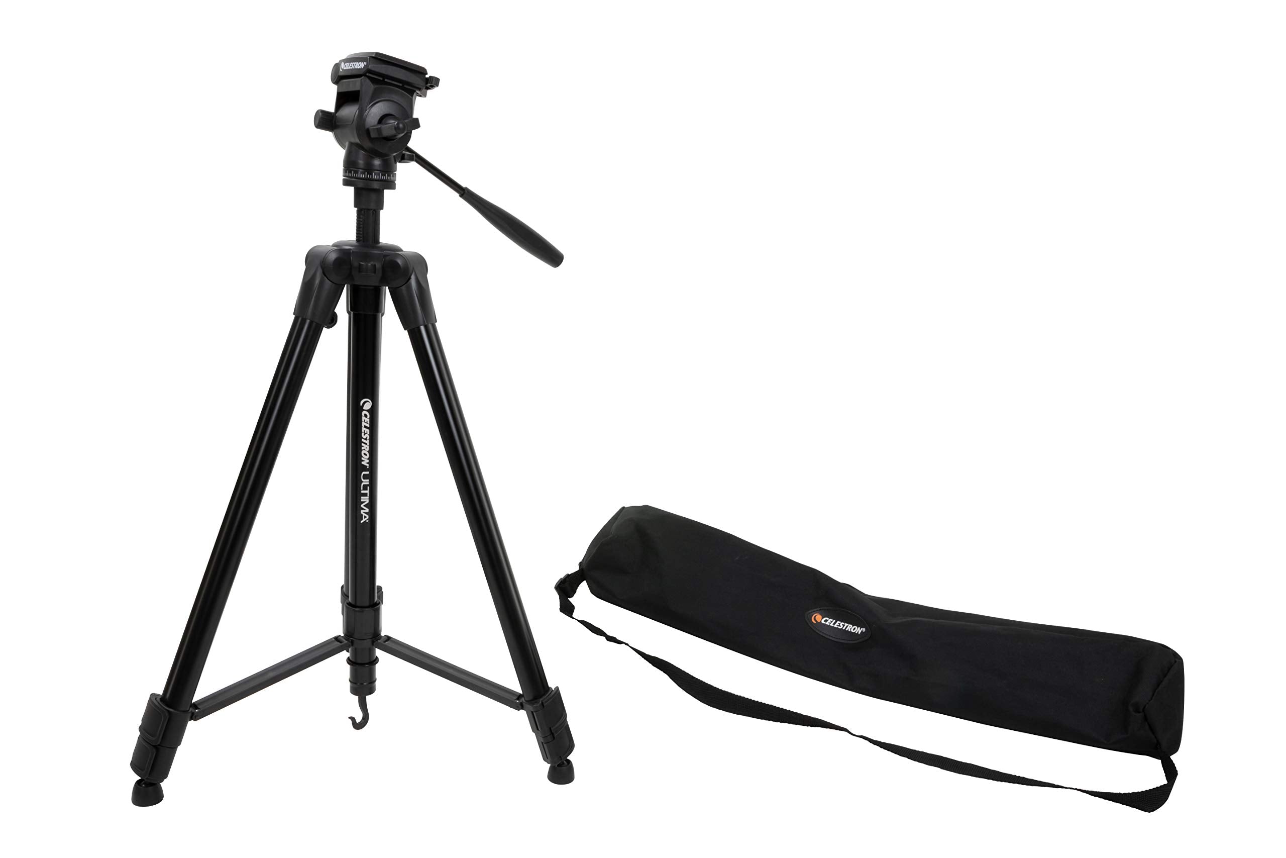 Celestron Ultima Pan Tilt Head Tripod   Excellent Choice For A Spotting Scope, Binocular Or Camera (93612)