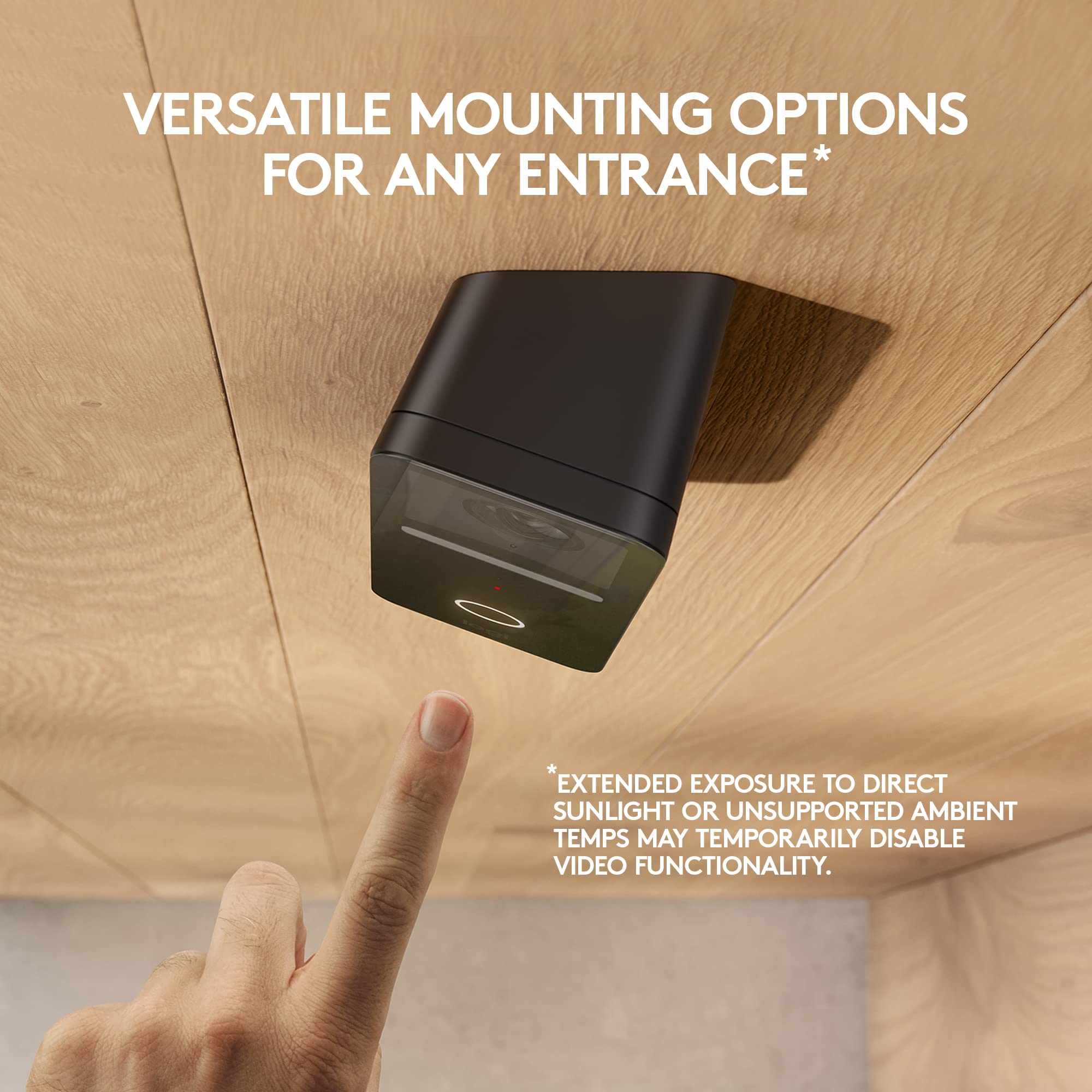 Circle View Doorbell Black
