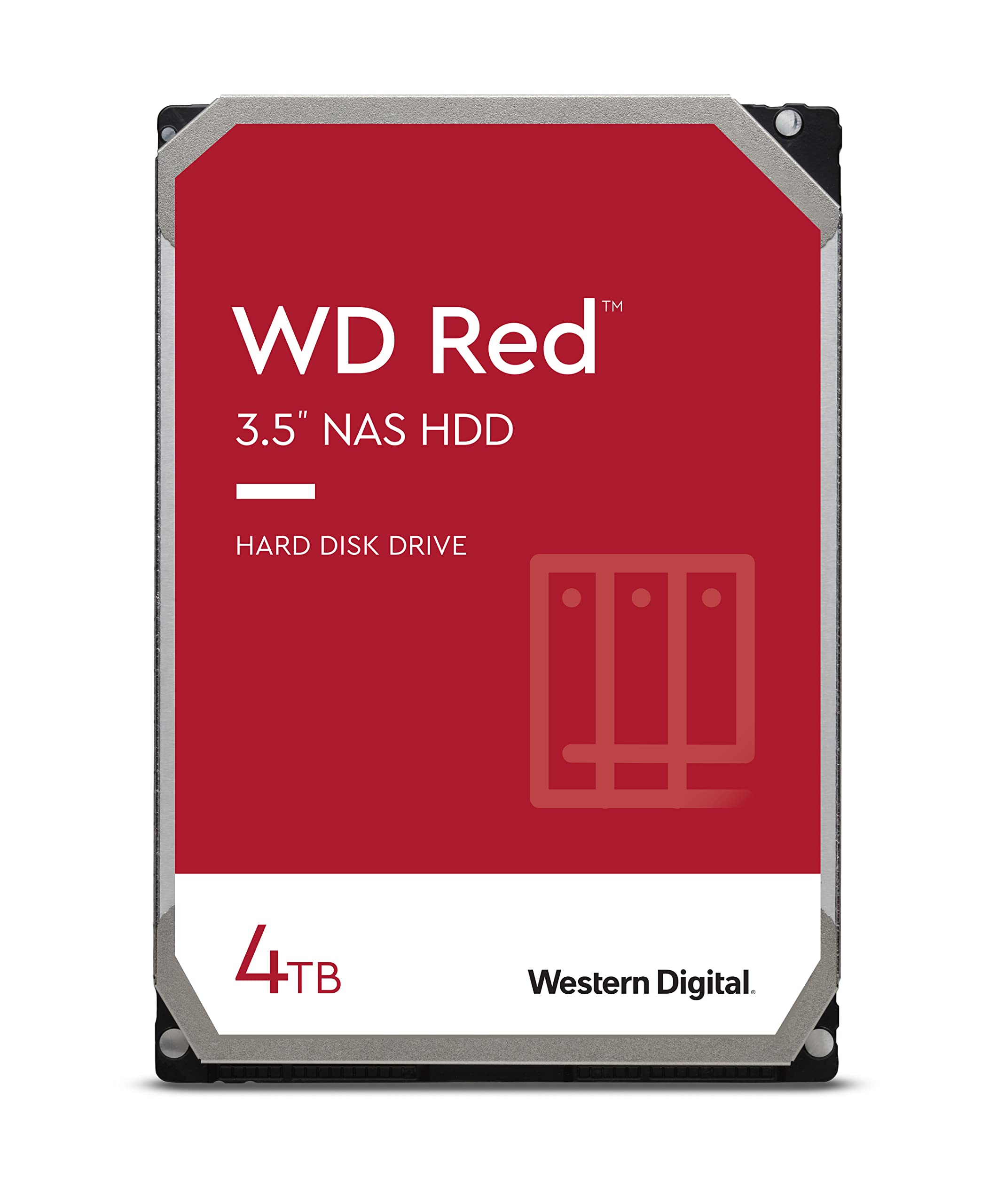 Western Digital 4TB WD Red NAS Internal Hard Drive HDD - 5400 RPM, SATA 6 Gb/s, SMR, 256MB Cache, 3.5 - WD40EFAX