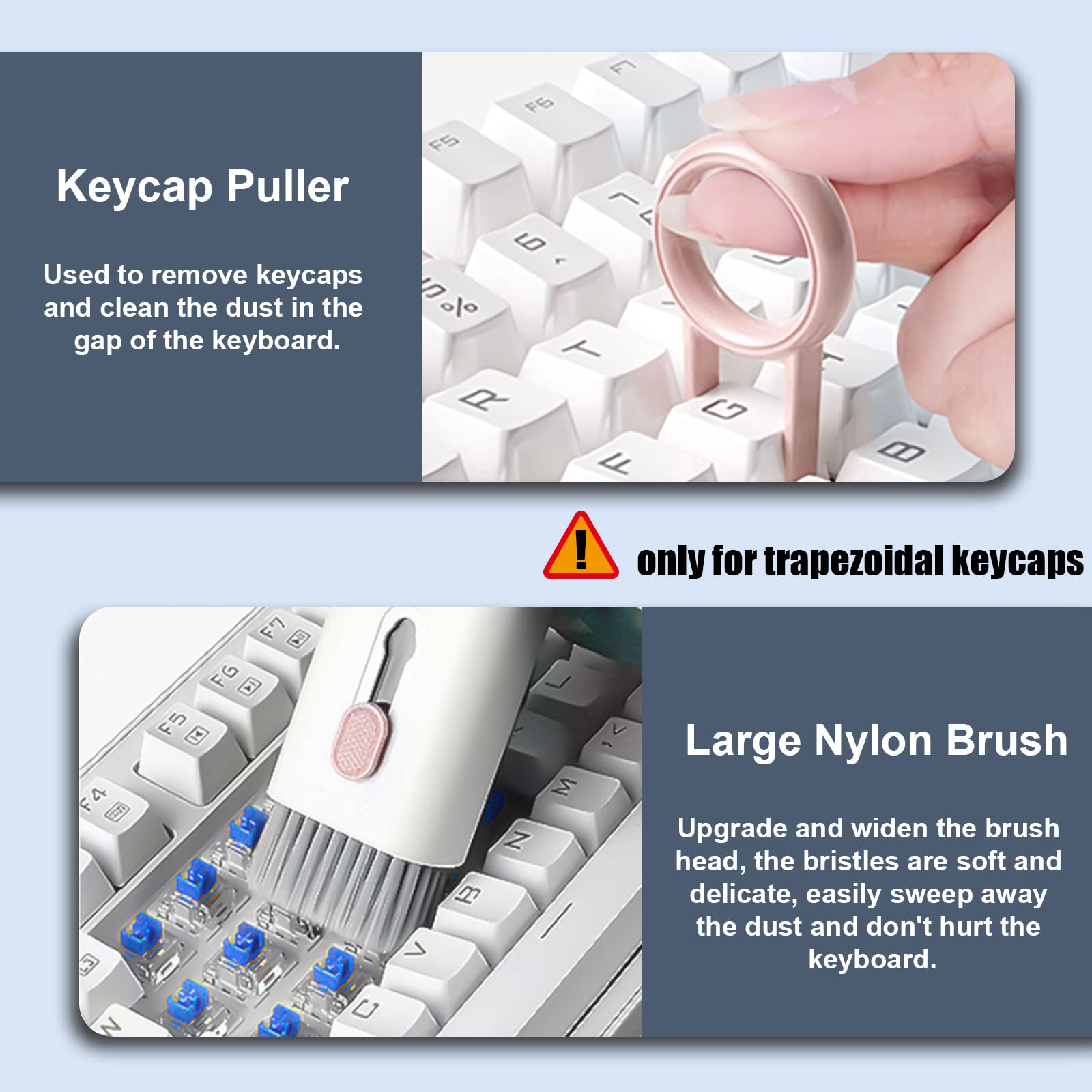 Anngrowy Cleaner Kit For Airpod Bluetooth Earphones Earbud Airpods 2 Pro 2023 Keyboard Cleaner Brush Electronic Cleaning Kit For