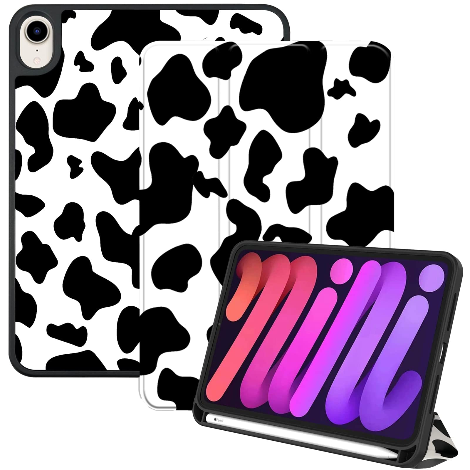 Deokke Compatible With Ipad Mini 7 Case(A17 Pro) 2024 Ipad Mini 6 Case 8.3 Inch 2021,Ipad Mini 7Th/6Th Gen Case Pencil Holder So