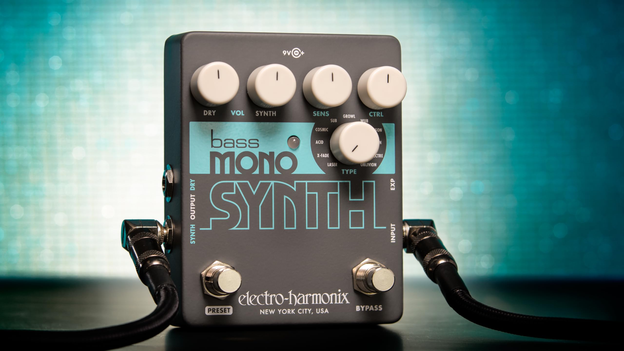 Electro Harmonix Bass Mono Synth Bass Synthesizer Pedal