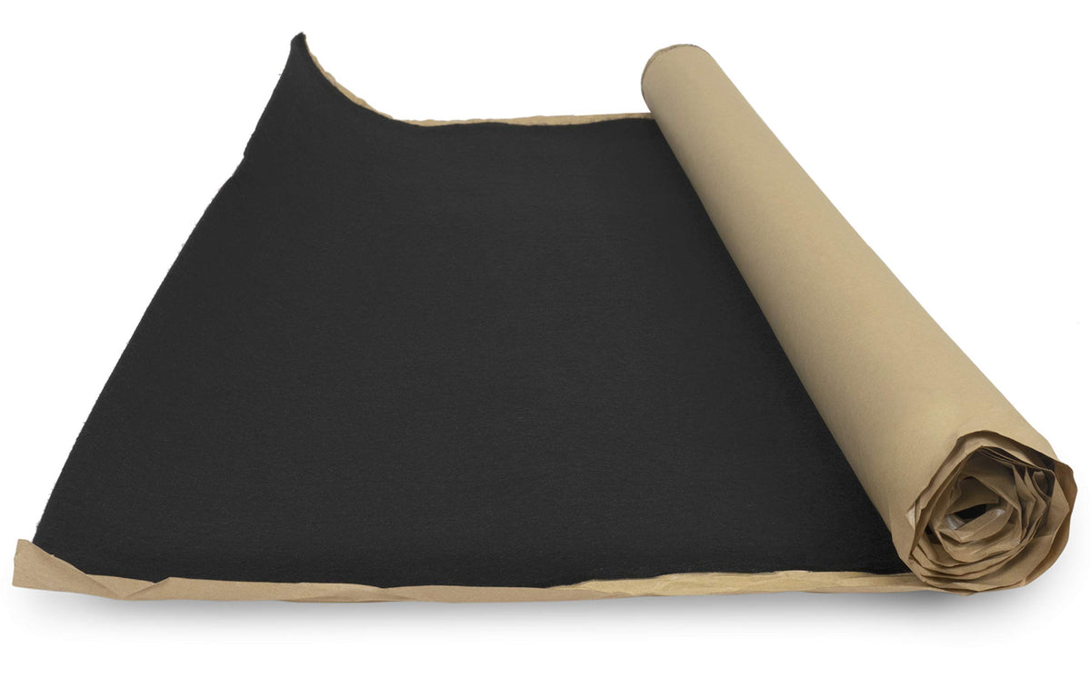 NVX STBXC16 39'x 59' L Black Subwoofer Box/Trunk Liner Carpet with Adhesive Back