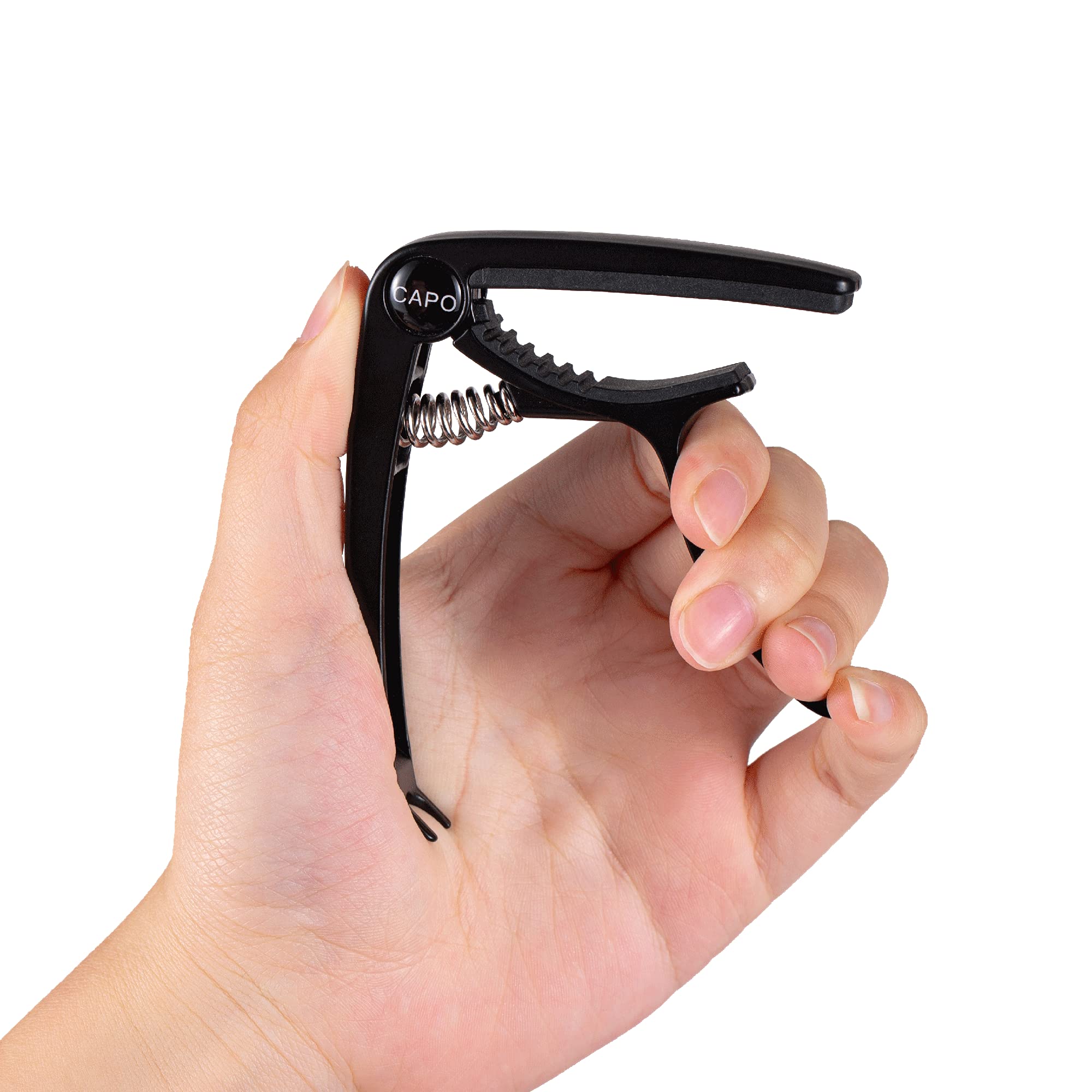 Guitar Capo 2 Pack Acoustic Capo Guitar Clamp For Acoustic Electric Bass Guitar Ukulele (2 Pcs Black)