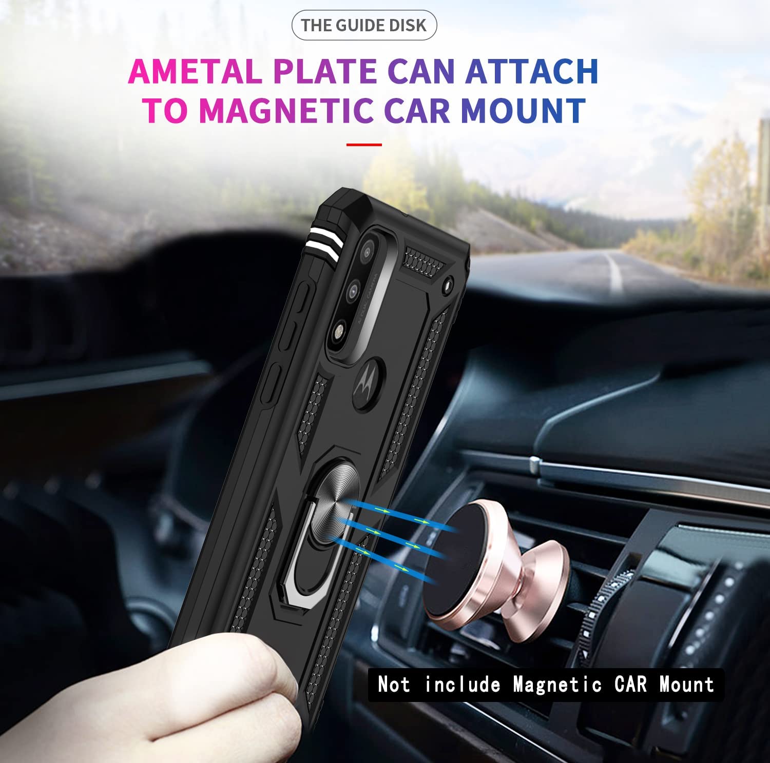 Leyi For Moto G Play 2023 Case: Moto G Pure Case/G Power 2022 Case With 2 Pcs Screen Protector, Military Grade Phone Case With M